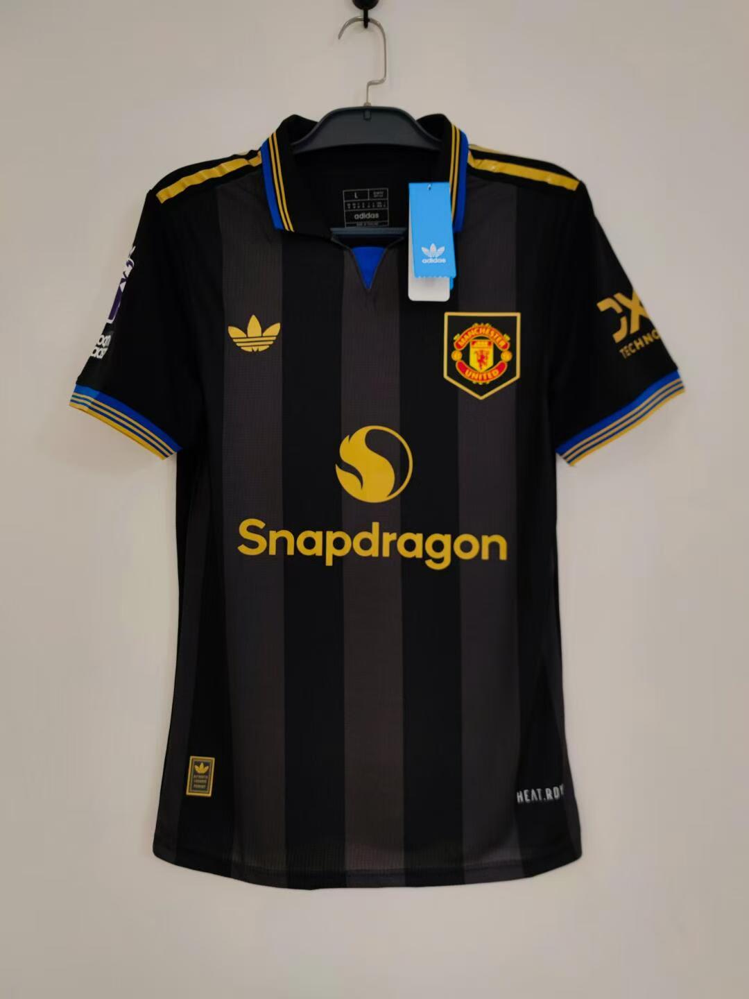 25-26 season Manchester United away jersey, Amad, Ghanacho, Rashford, Martinez