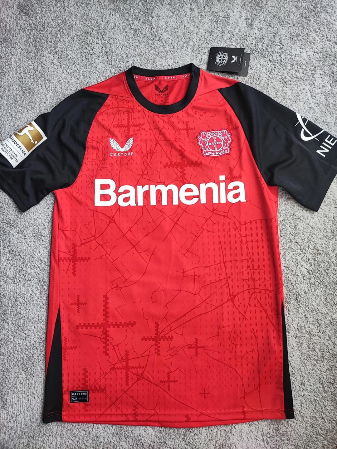 24-25 season Leverkusen home jersey, Czech, Wirtz, Boniface, Adli