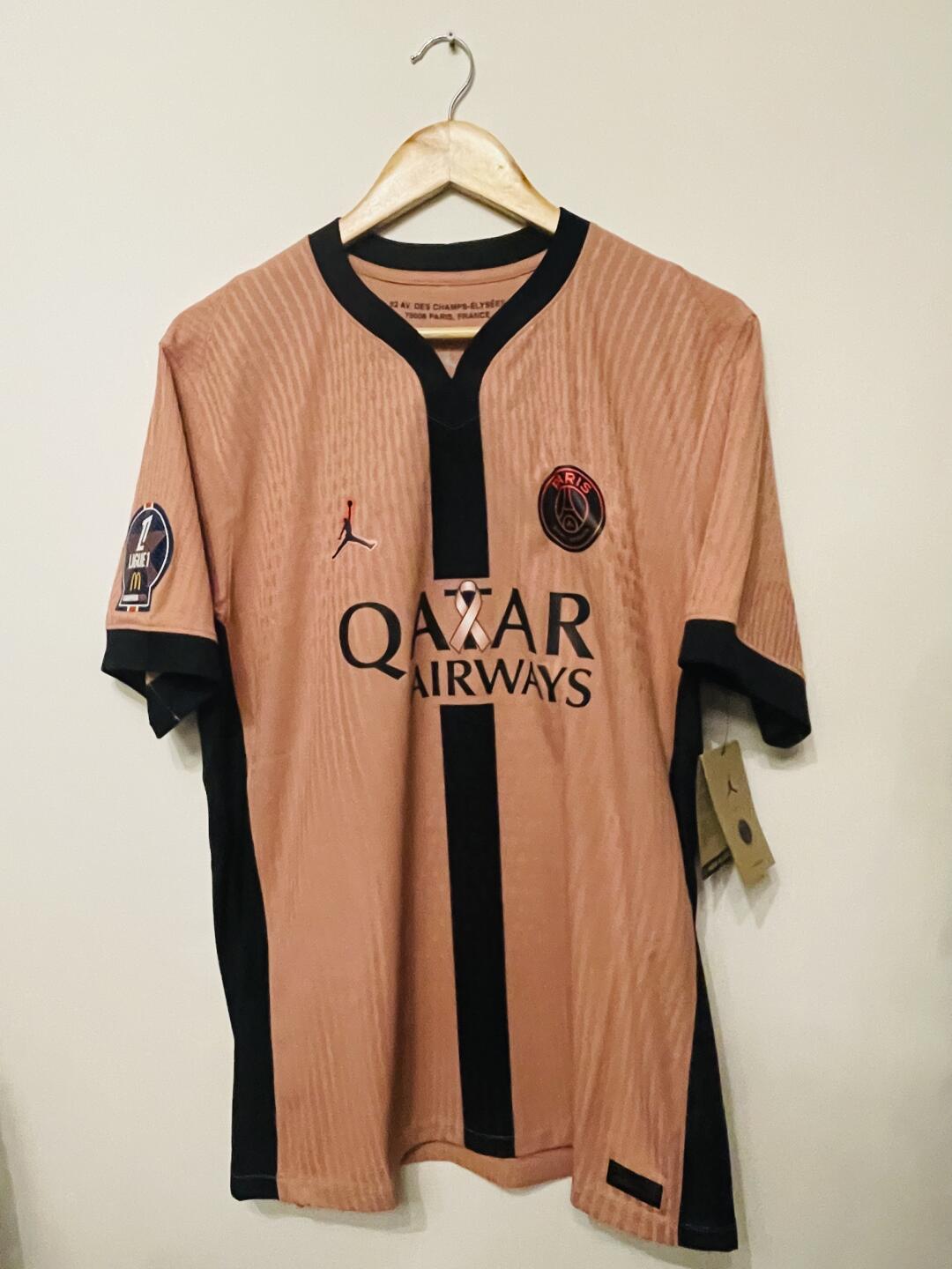 24-25 season Paris Saint-Germain away jersey Dembele, Bacora, Ramos, Fabian
