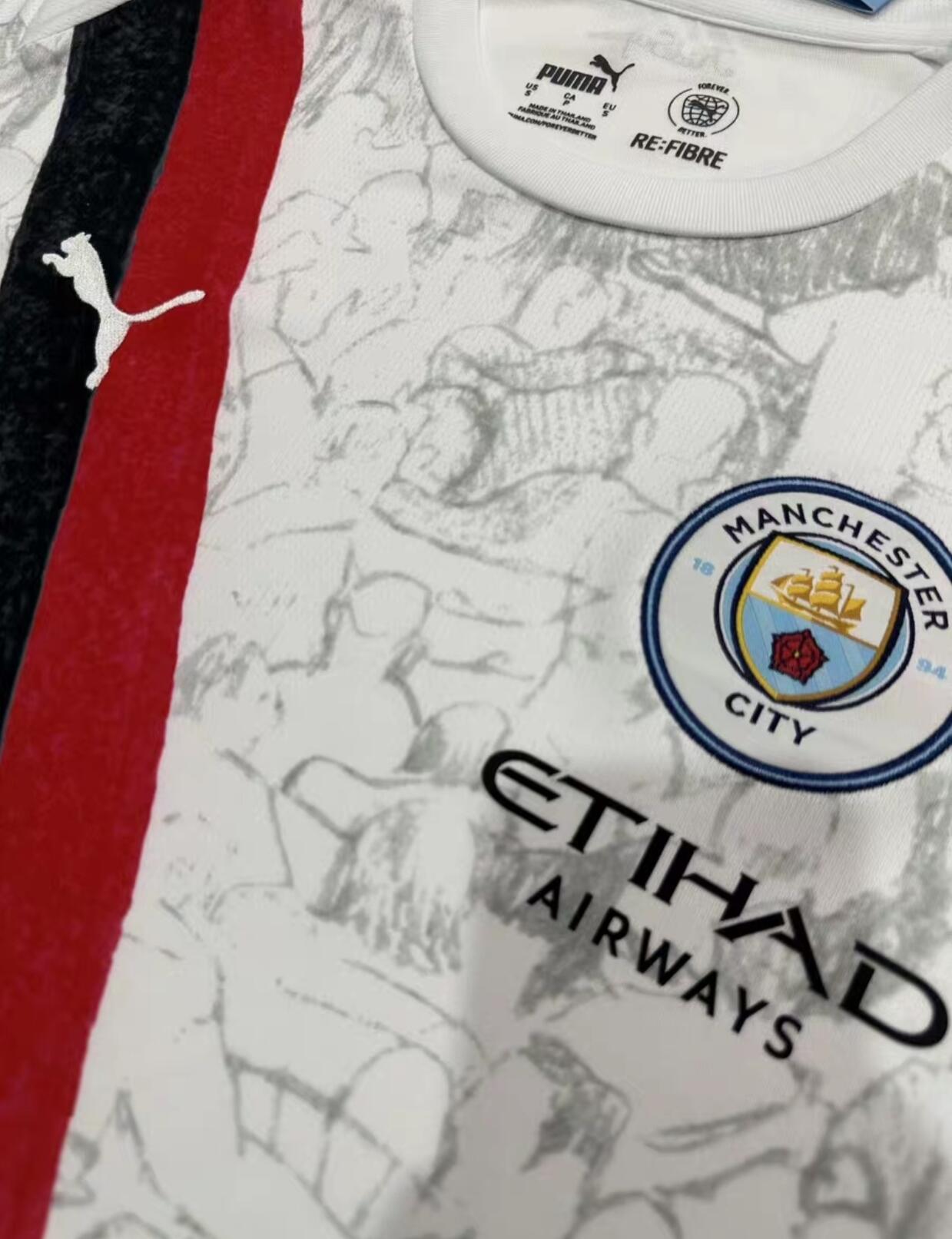 25-26 season Manchester City away jersey Haaland, De Bruyne, Malmush, Phil Foden,