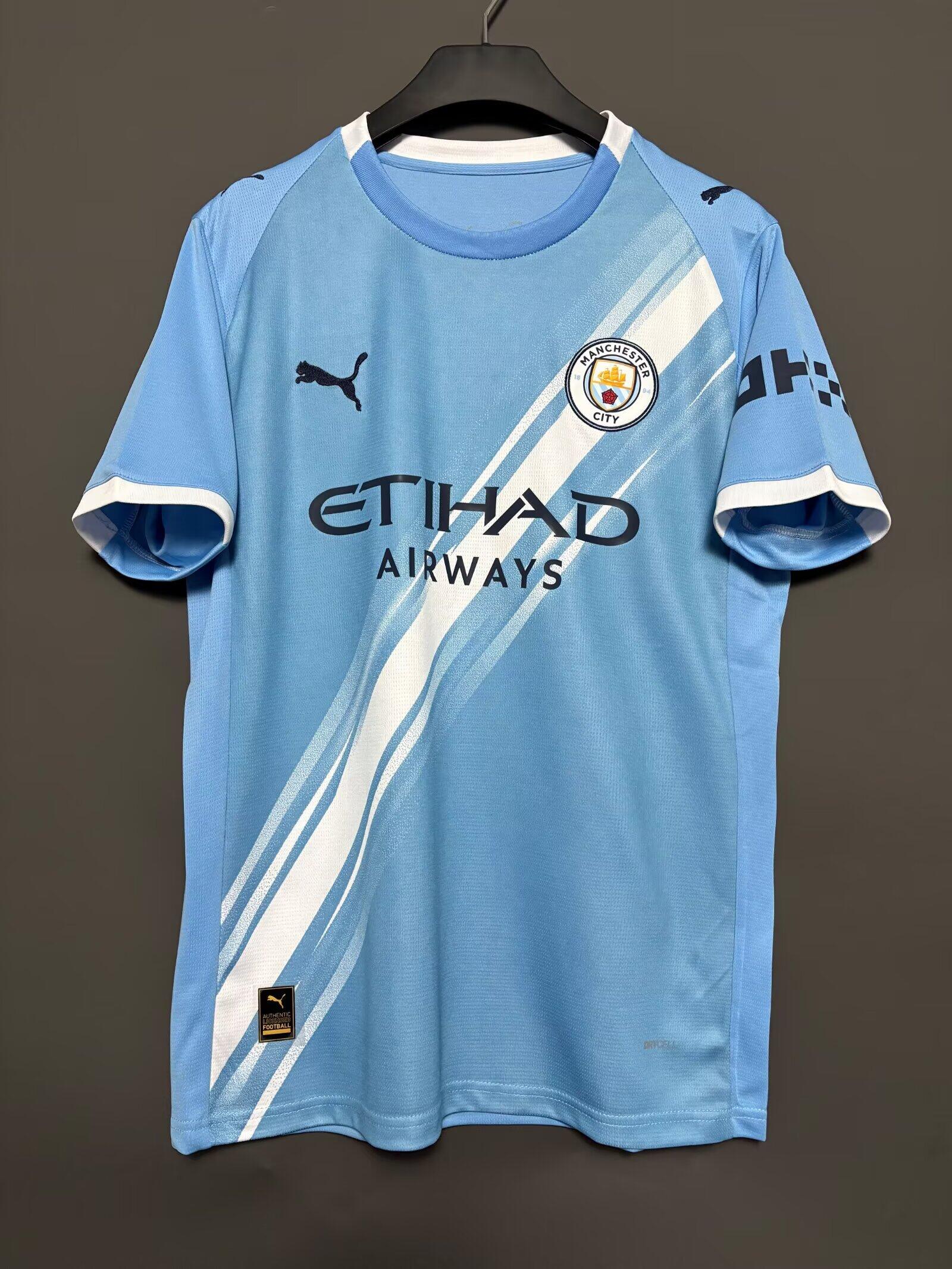 25-26 season Manchester City home jersey Haaland, De Bruyne, Malmush, Phil Foden,