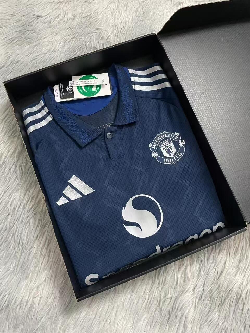 24-25 season Manchester United away jersey, Amad, Ghanacho, Rashford, Martinez