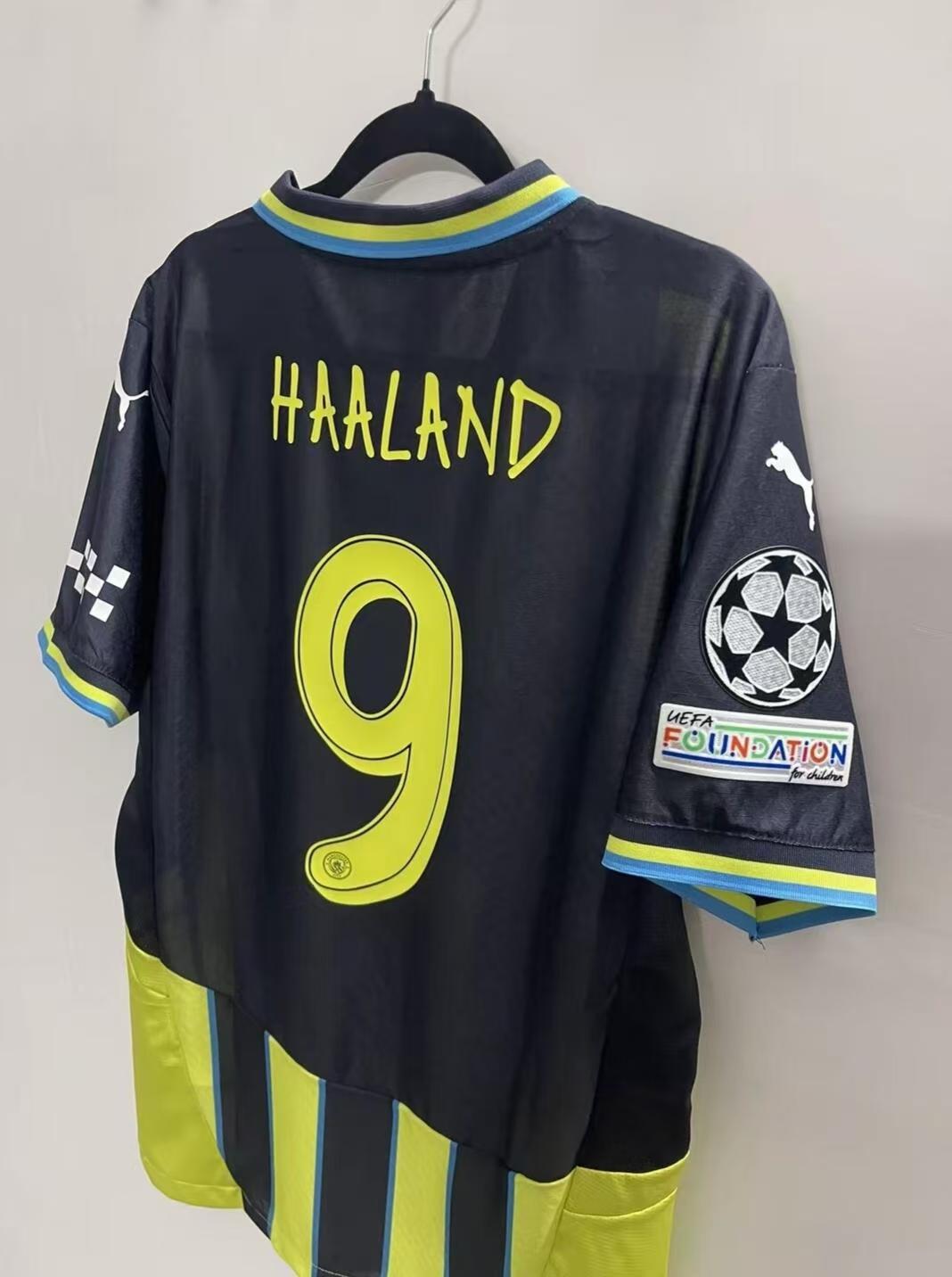 24-25 season Manchester City away jersey Haaland, De Bruyne, Malmush, Phil Foden,