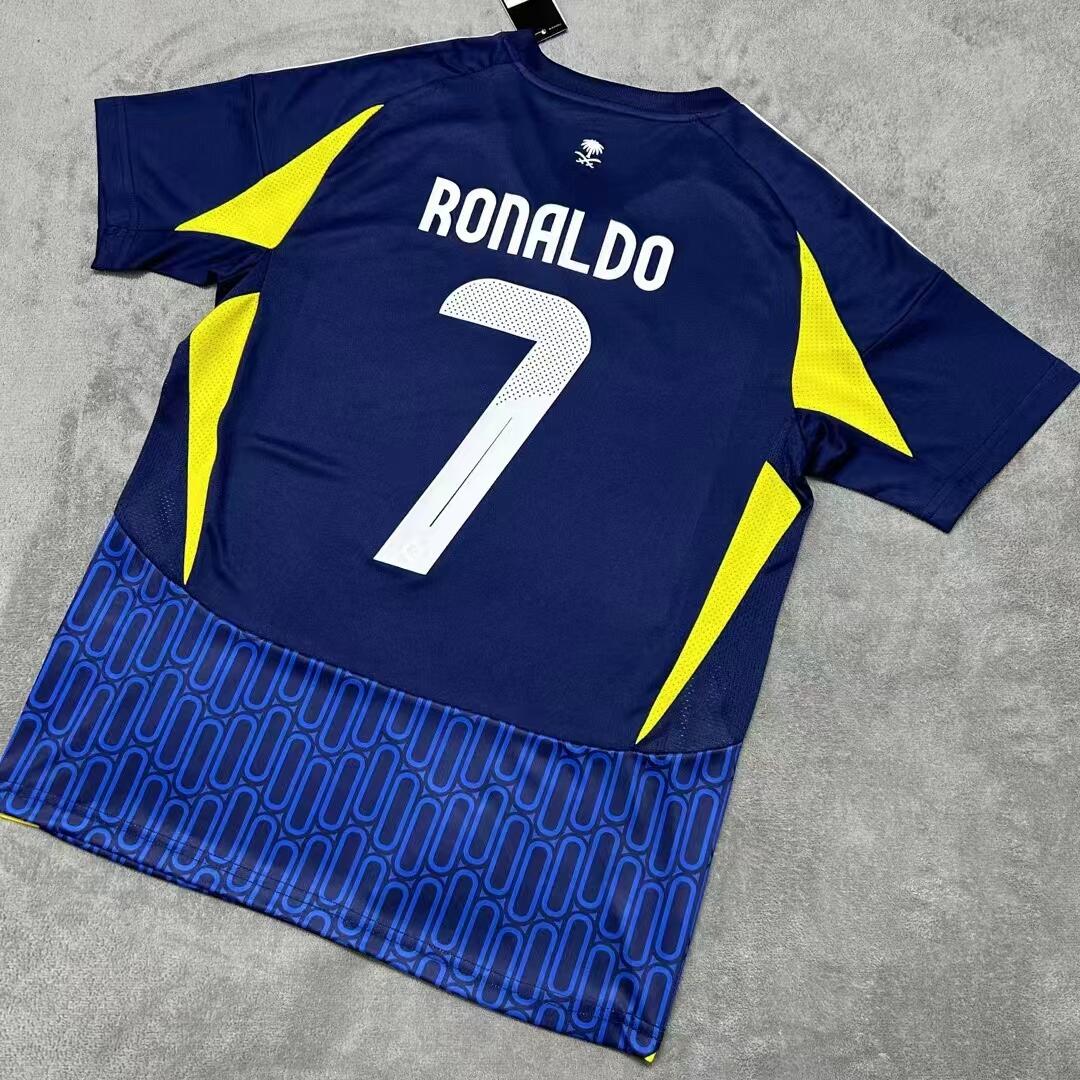24-25 season Riyadh Victory away jersey, C Ronaldo, Mane, Duran, Ahmed