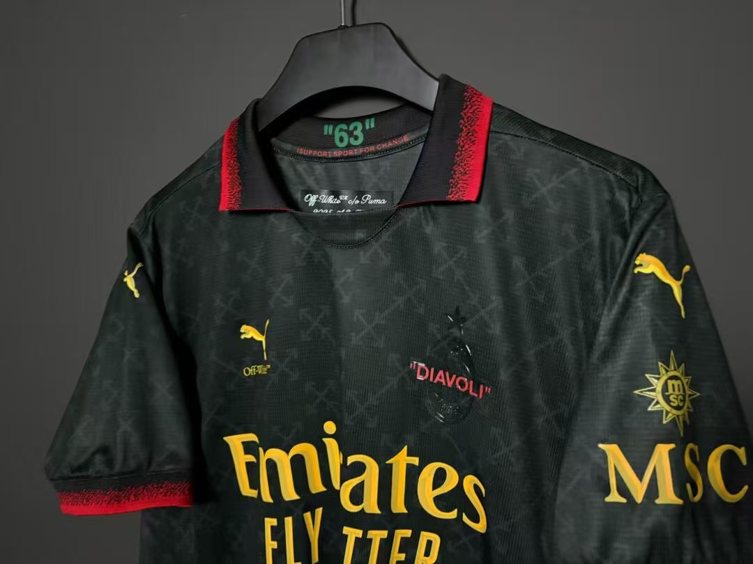 25-26 season AC Milan away jersey, Theo, Felix, Jimenez, Leo