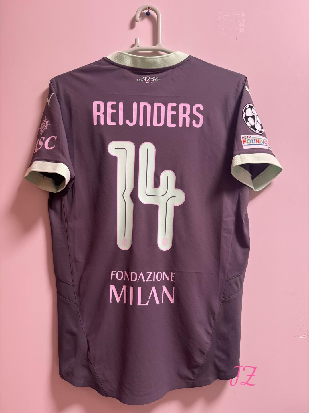 24-25 season AC Milan away jersey, Theo, Felix, Jimenez, Leo