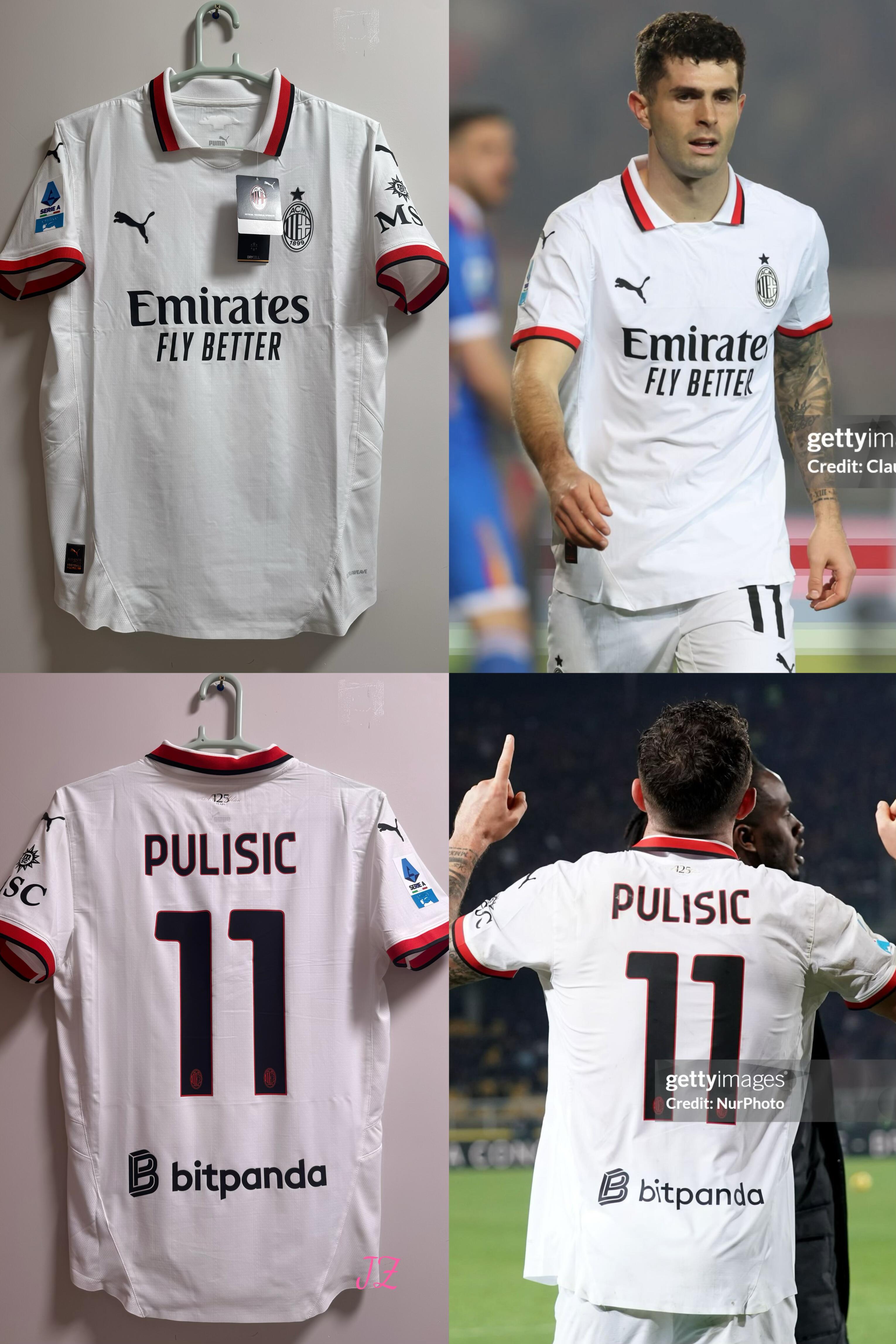 24-25 season AC Milan away jersey, Theo, Felix, Jimenez, Leo
