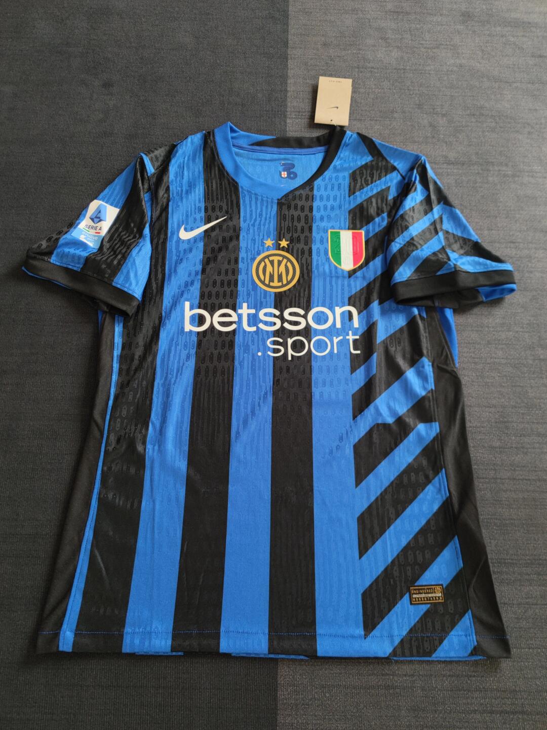 Inter Milan home jersey 24-25 season, Lautaro, Thuram, Barella, Dimarco