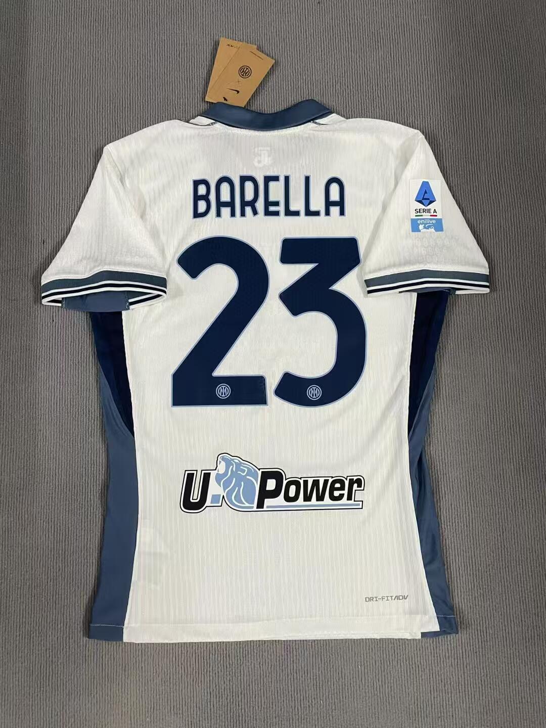 24-25 season Inter Milan away jersey Lautaro, Thuram, Barrera, Dimarco