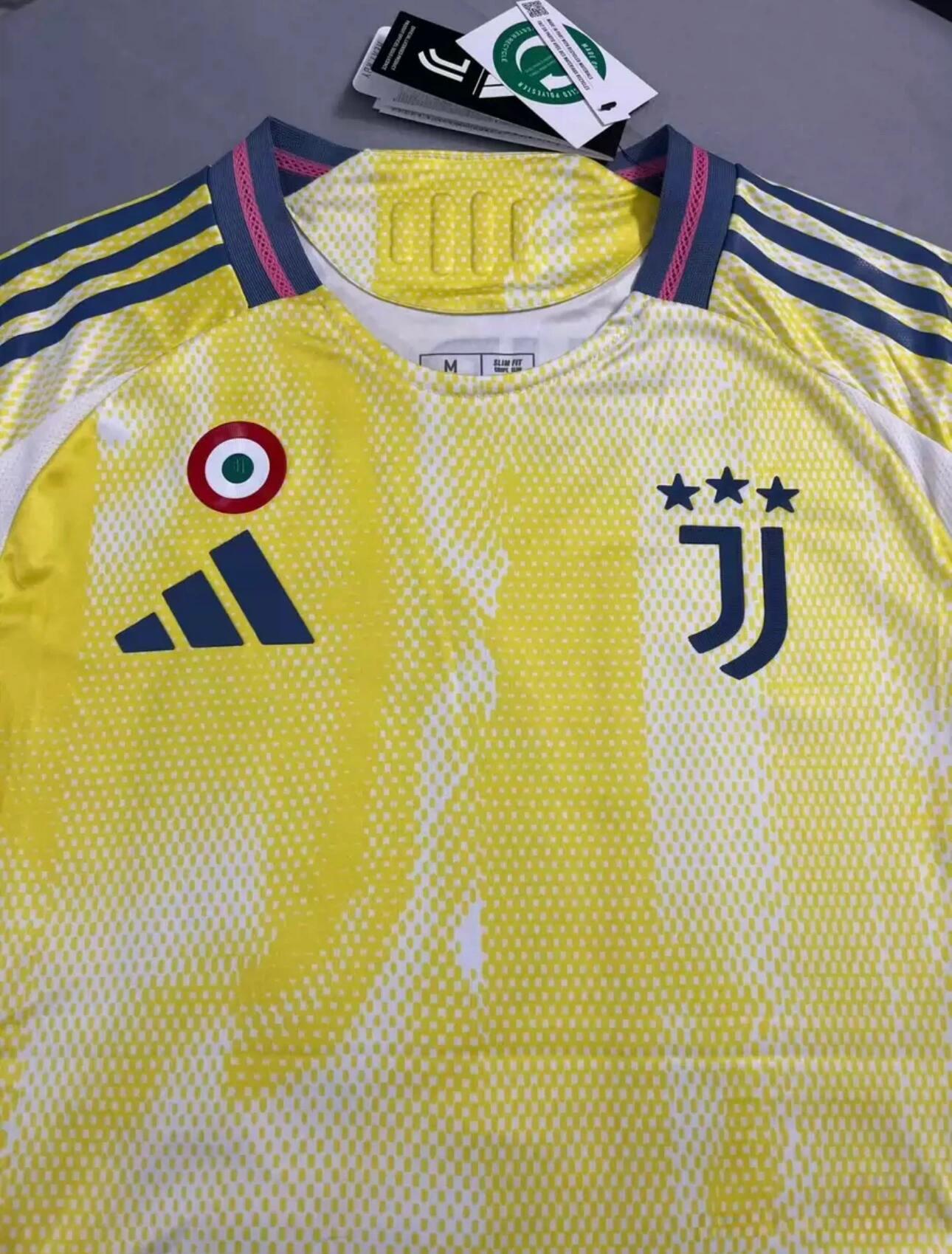 24-25 season Juventus away player jersey, Thuram, Vlahovic, Yildiz, Weah, Conceicao