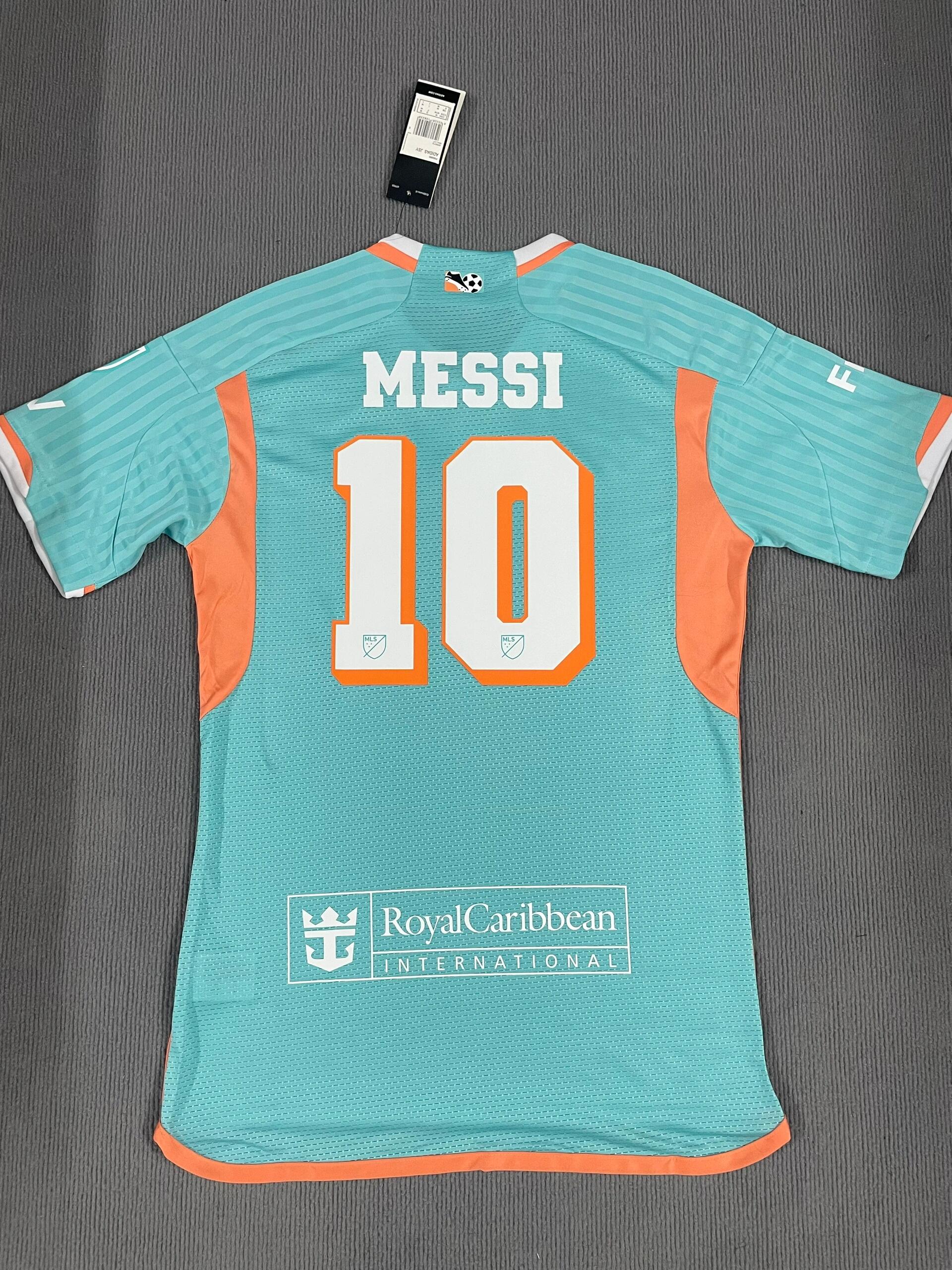 24-25 season Miami away jersey, 10 Messi, 21 Allende, 9 Suarez, 30 Kremaschi