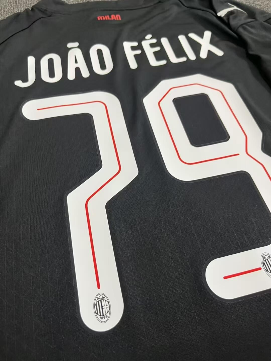 25-26 season AC Milan home jersey, Theo, Felix, Jimenez, Leo