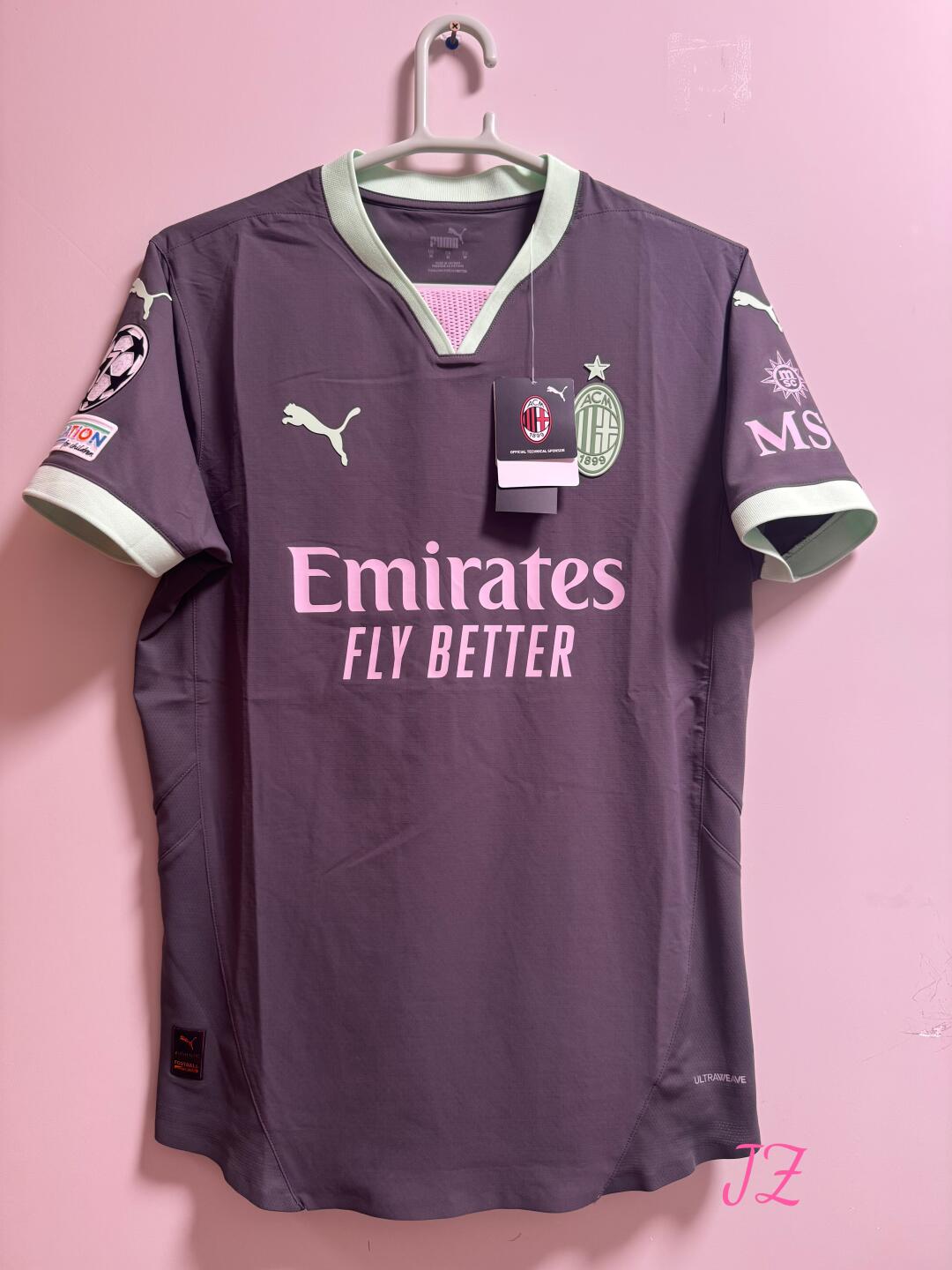 24-25 season AC Milan away jersey, Theo, Felix, Jimenez, Leo