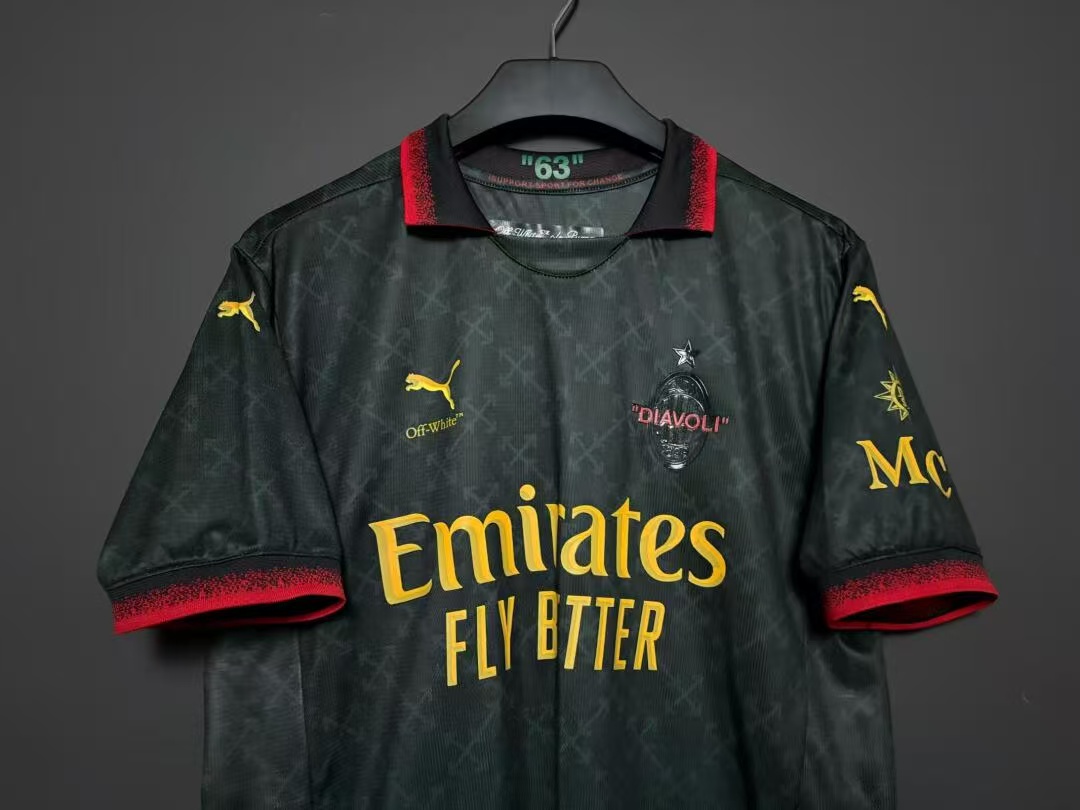 25-26 season AC Milan away jersey, Theo, Felix, Jimenez, Leo