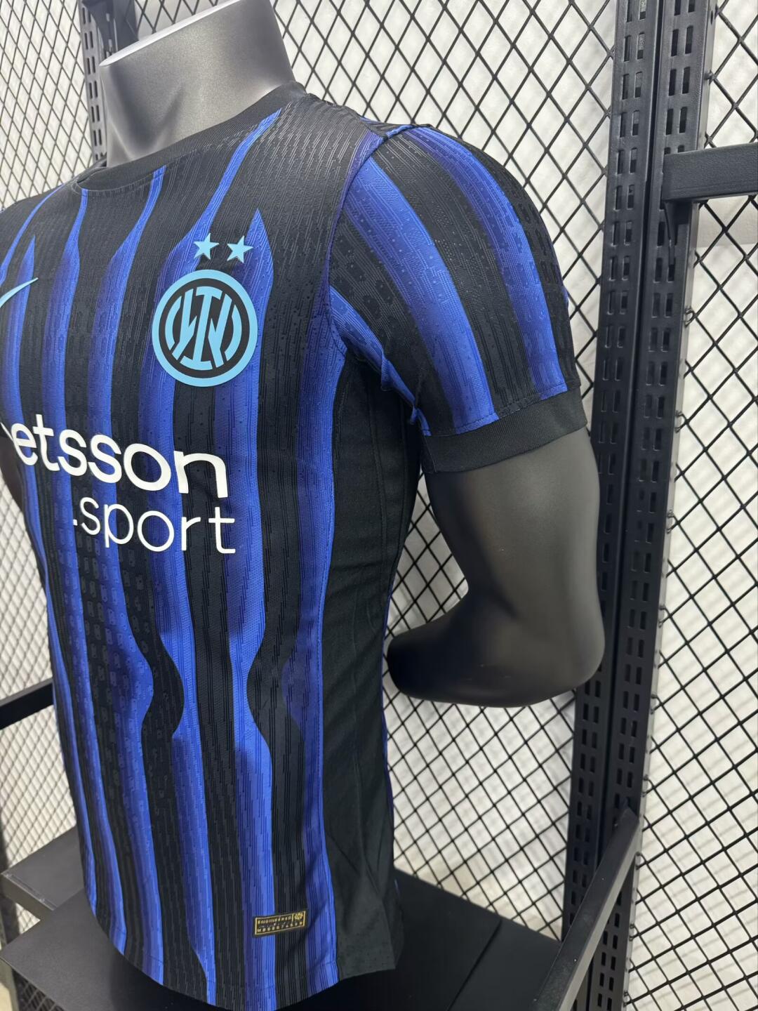 25-26 season Inter Milan home jersey Lautaro, Thuram, Barrera, Dimarco