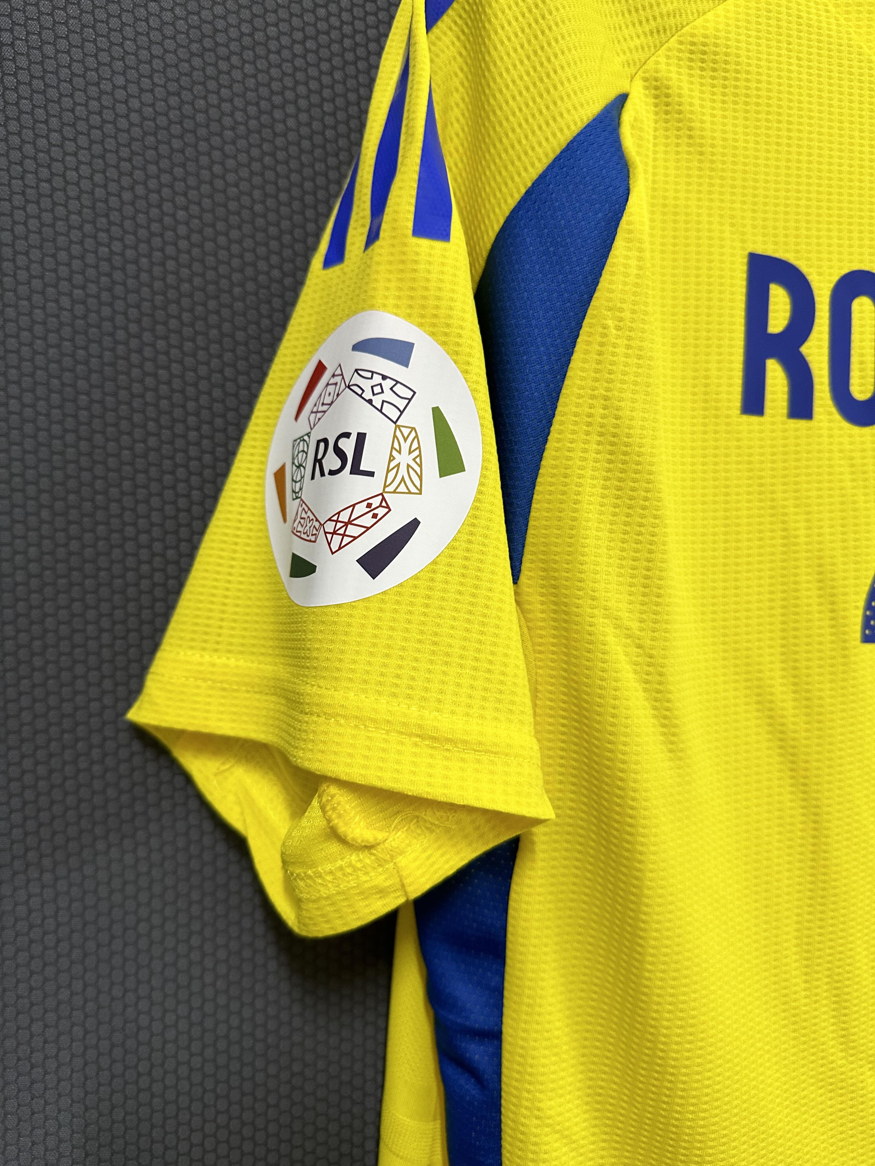 24-25 season Riyadh Victory home jersey, Ronaldo, Mane, Duran, Ahmed