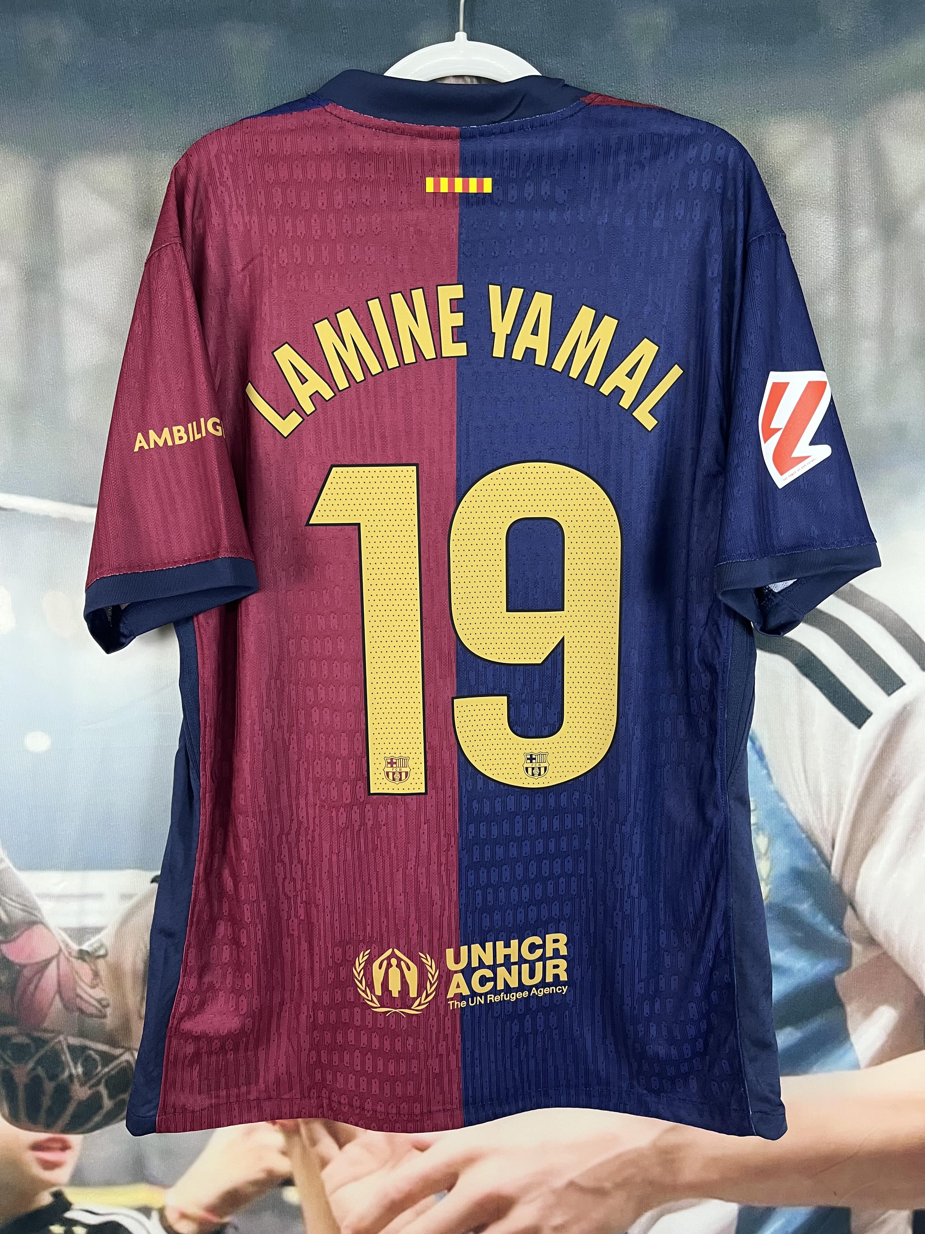 24-25 season Barcelona joint jersey, Lewandowski, Rafinha, Yamal, Ferran Torres
