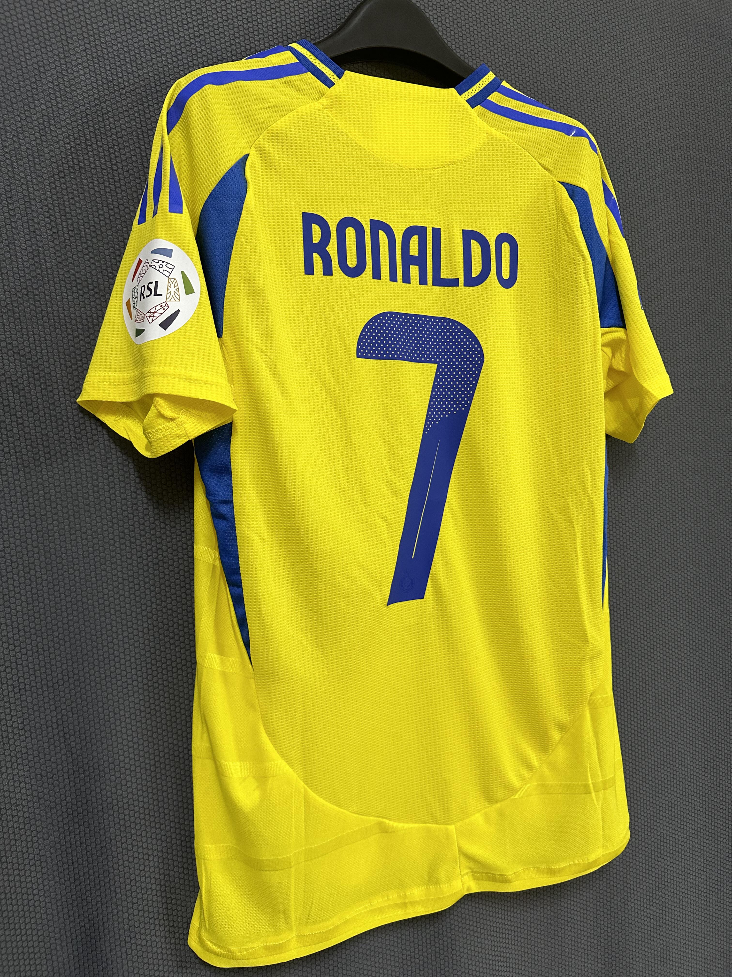 24-25 season Riyadh Victory home jersey, Ronaldo, Mane, Duran, Ahmed