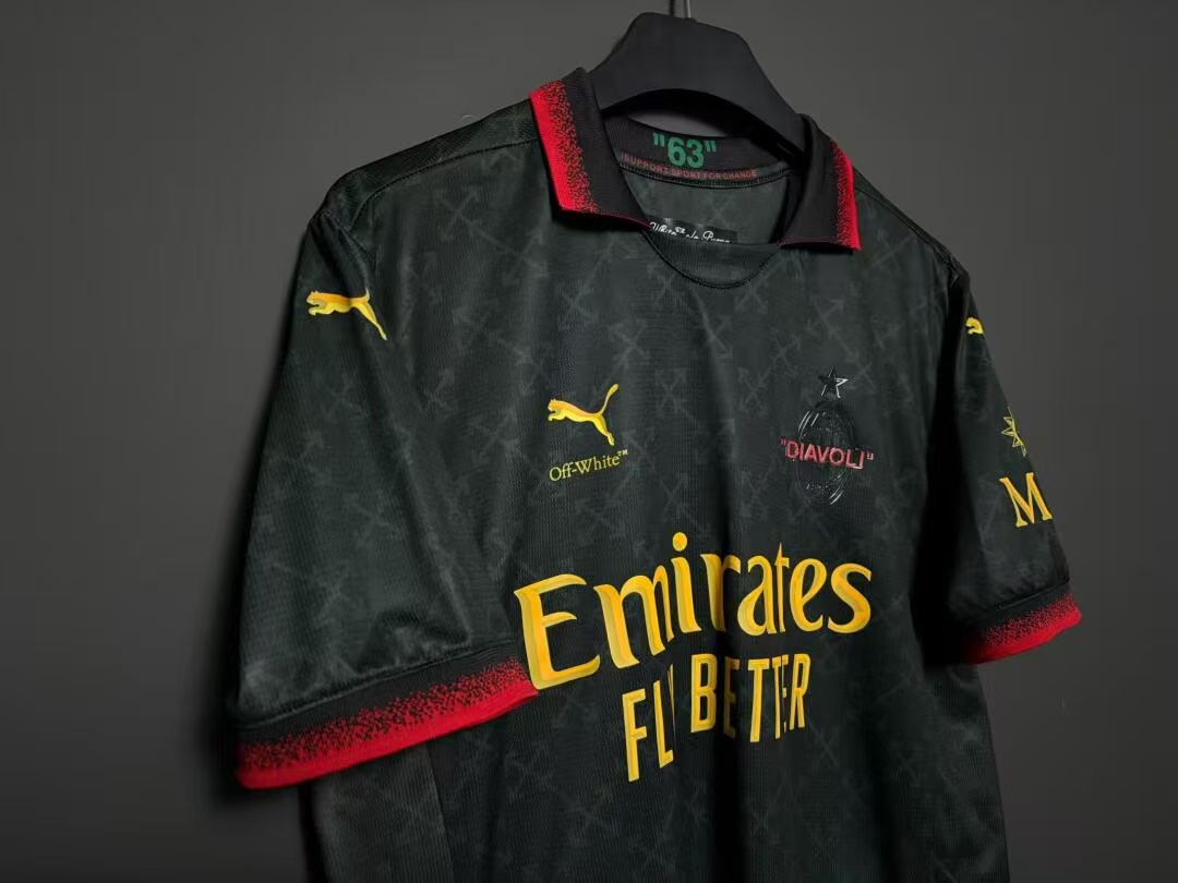 25-26 season AC Milan away jersey, Theo, Felix, Jimenez, Leo