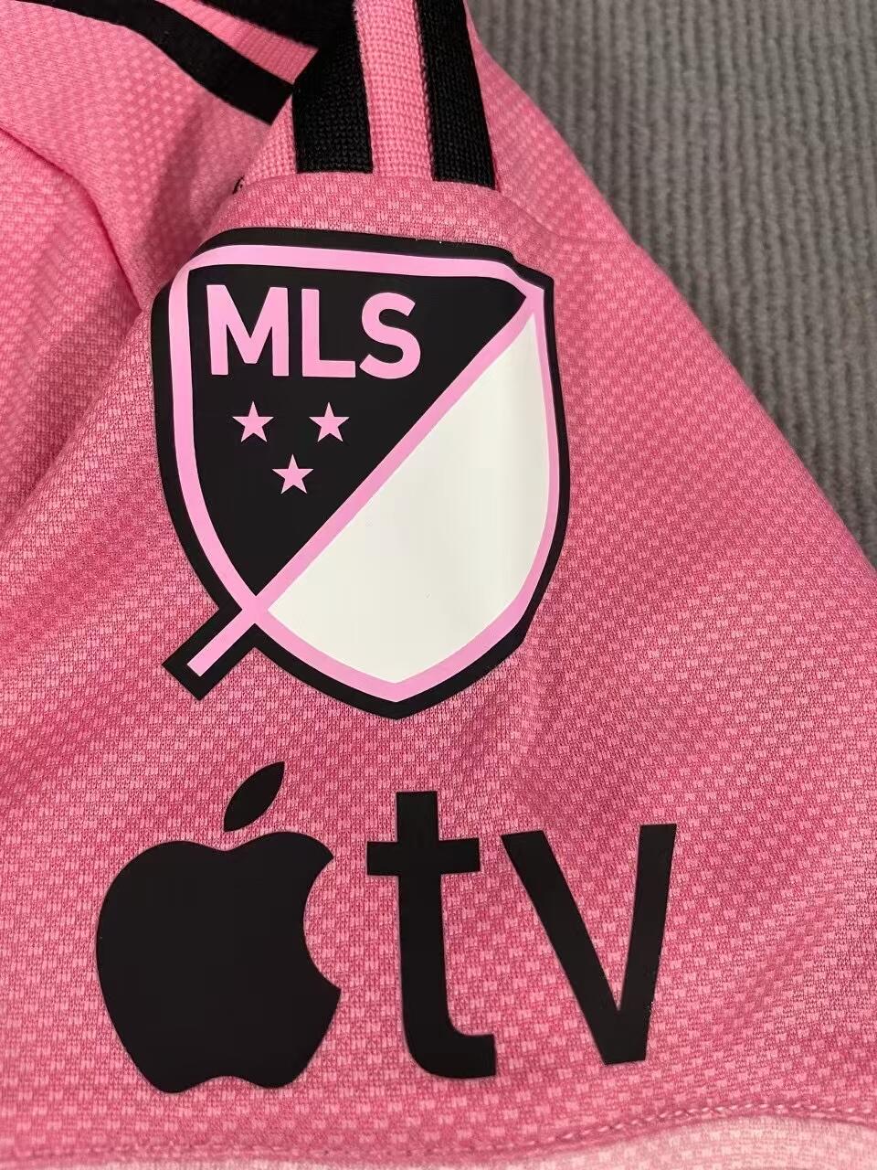 24-25 season Miami home jersey, No. 10 Messi, No. 21 Allende, No. 9 Suarez, No. 30 Kremaschi