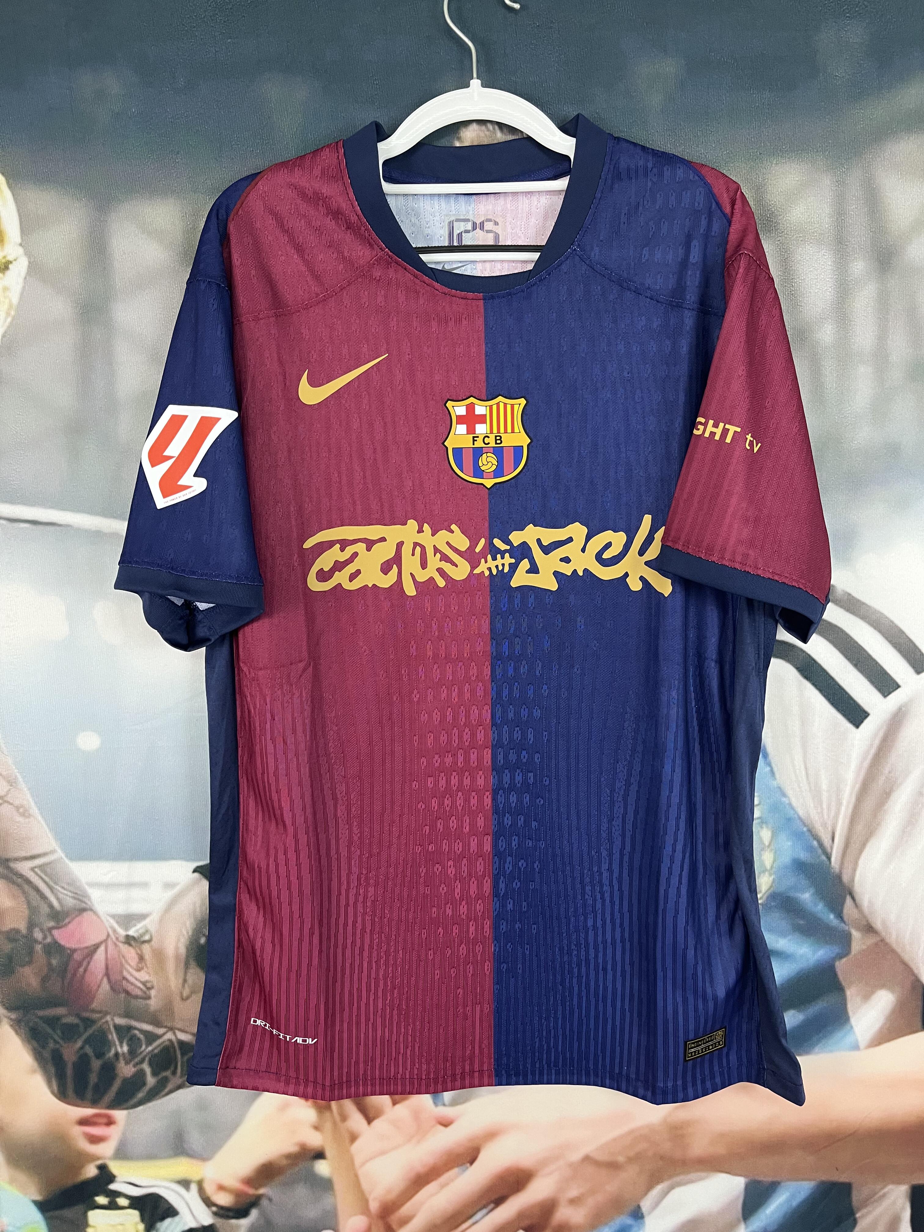 24-25 season Barcelona joint jersey, Lewandowski, Rafinha, Yamal, Ferran Torres