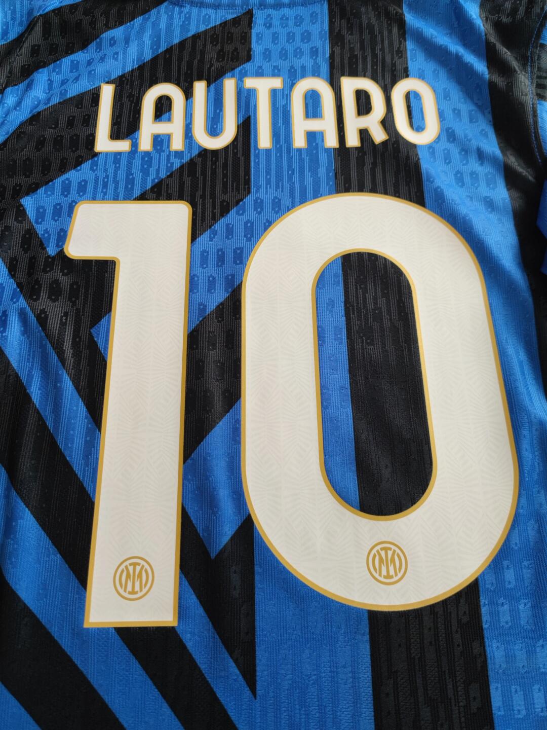 Inter Milan home jersey 24-25 season, Lautaro, Thuram, Barella, Dimarco