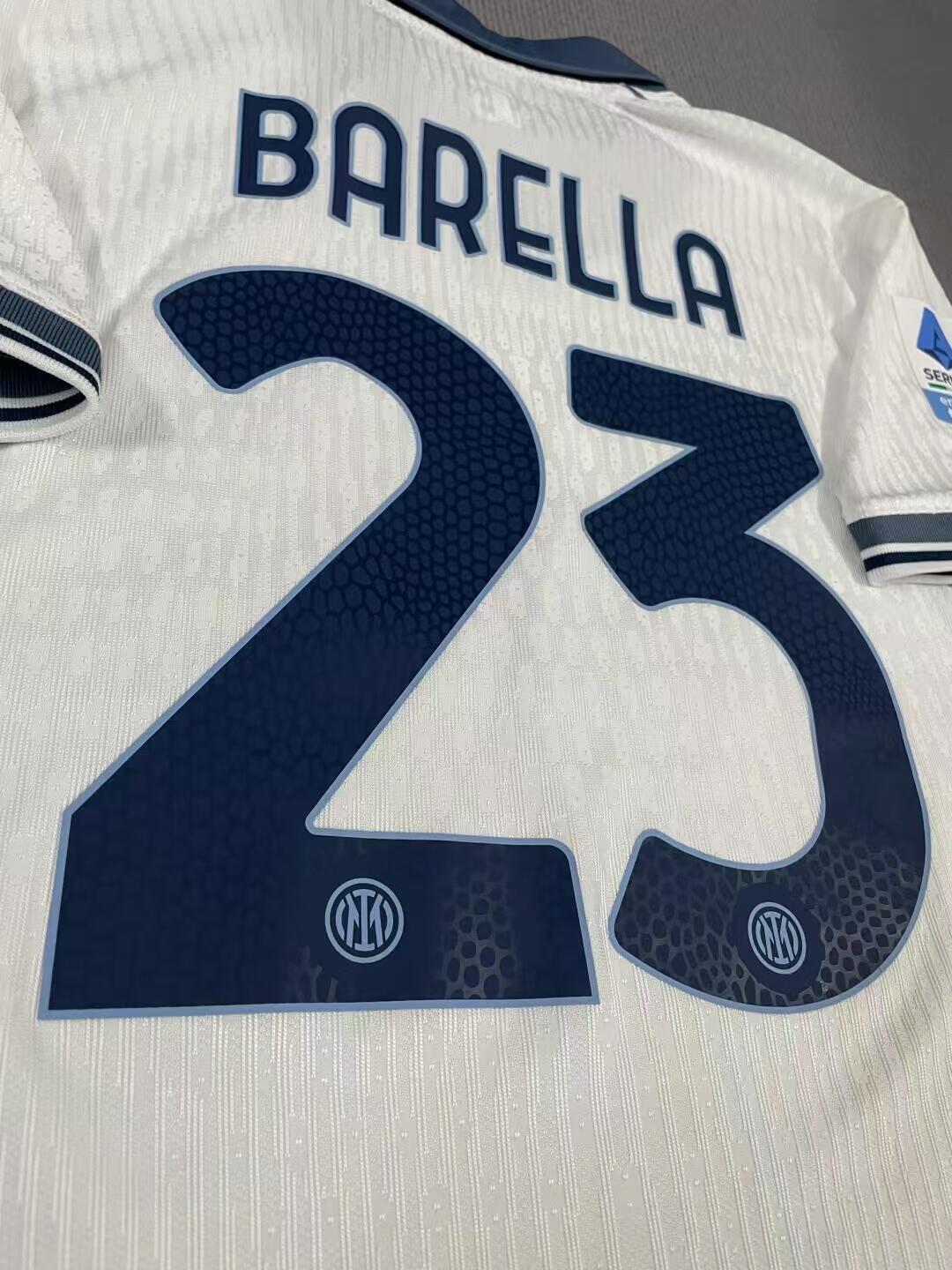 24-25 season Inter Milan away jersey Lautaro, Thuram, Barrera, Dimarco