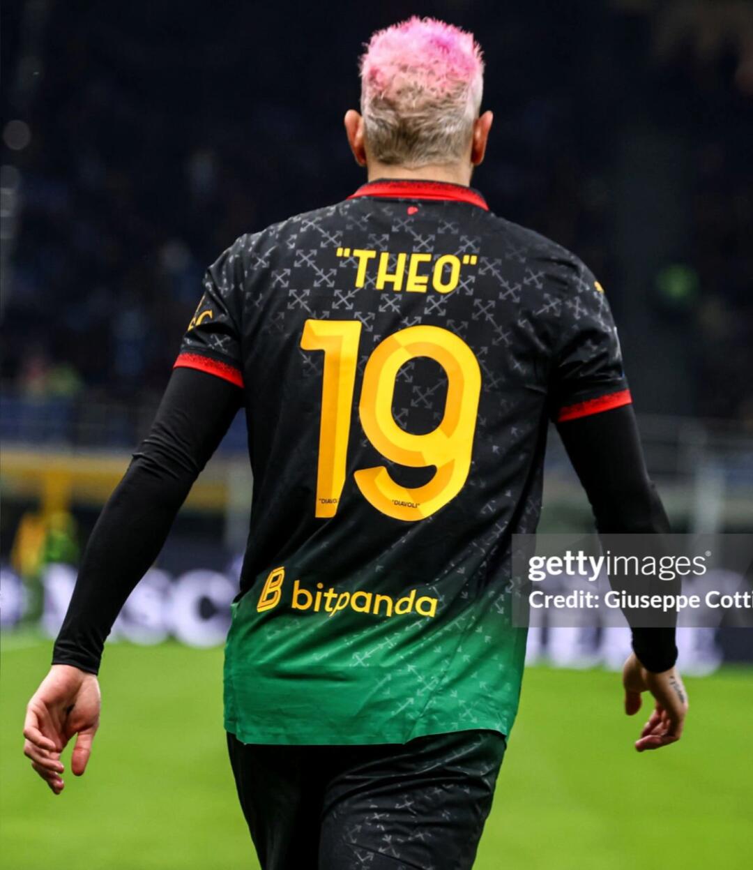 25-26 season AC Milan away jersey, Theo, Felix, Jimenez, Leo