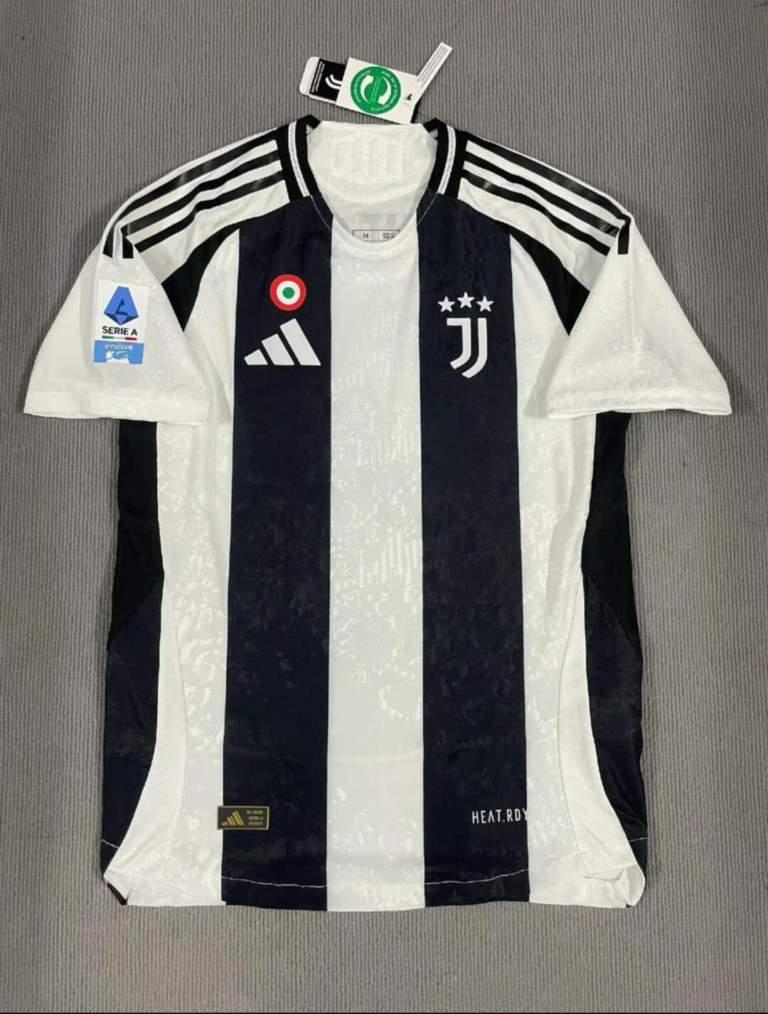 24-25 season Juventus home player jersey, Thuram, Vlahovic, Yildiz, Weah, Conceicao