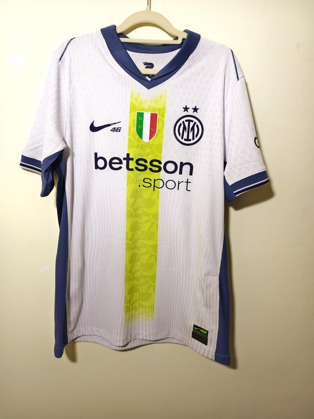 25-26 season Inter Milan co-branded 46ROSSI jersey
