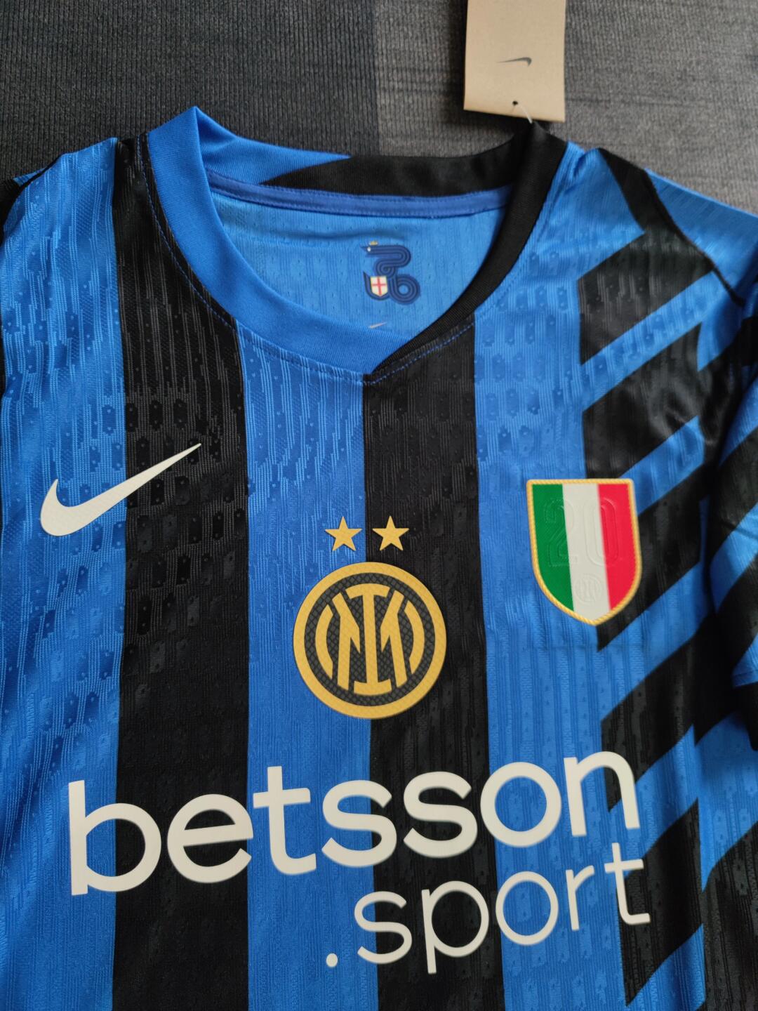 Inter Milan home jersey 24-25 season, Lautaro, Thuram, Barella, Dimarco