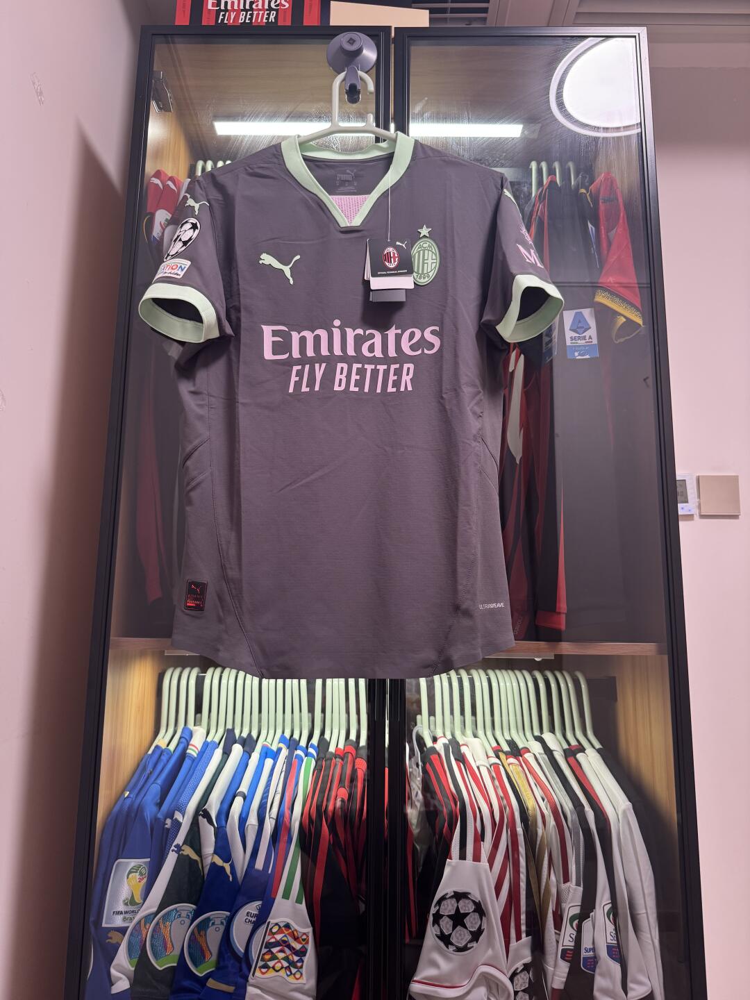 24-25 season AC Milan away jersey, Theo, Felix, Jimenez, Leo