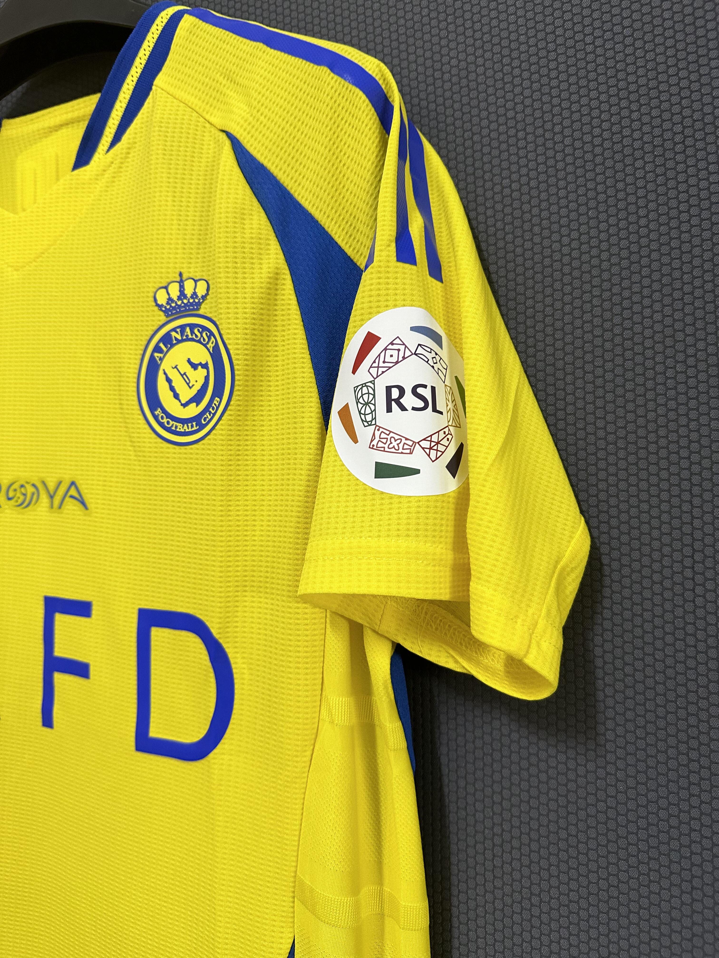 24-25 season Riyadh Victory home jersey, Ronaldo, Mane, Duran, Ahmed