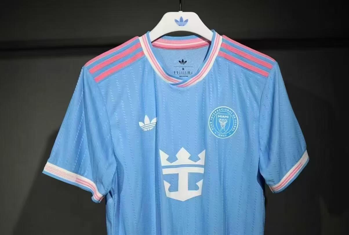 25-26 season Miami away jersey, No. 10 Messi, No. 21 Allende, No. 9 Suarez, No. 30 Kremaschi