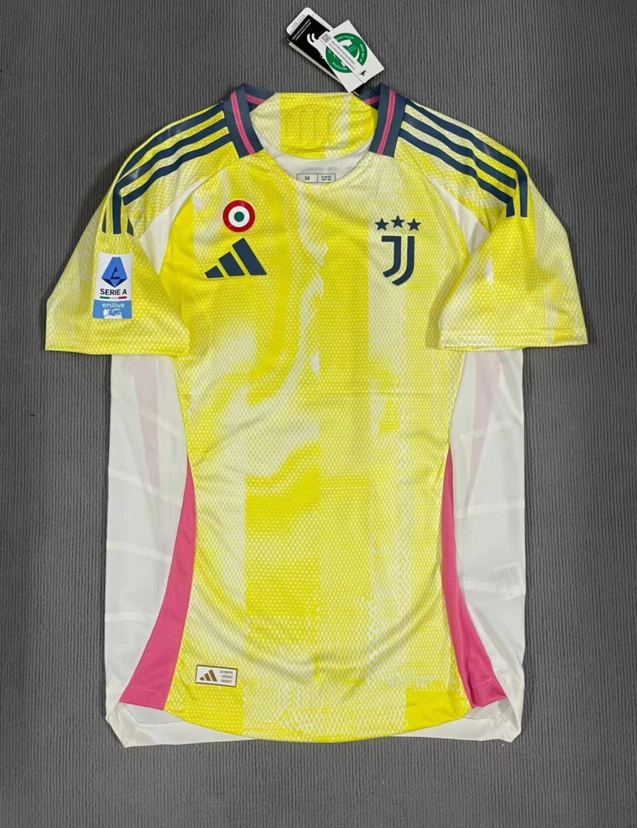 24-25 season Juventus away player jersey, Thuram, Vlahovic, Yildiz, Weah, Conceicao