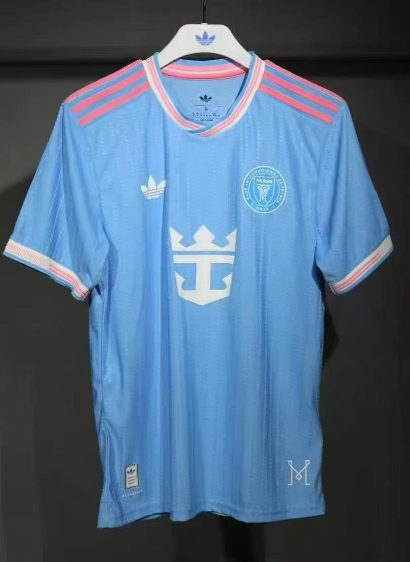 25-26 season Miami away jersey, No. 10 Messi, No. 21 Allende, No. 9 Suarez, No. 30 Kremaschi