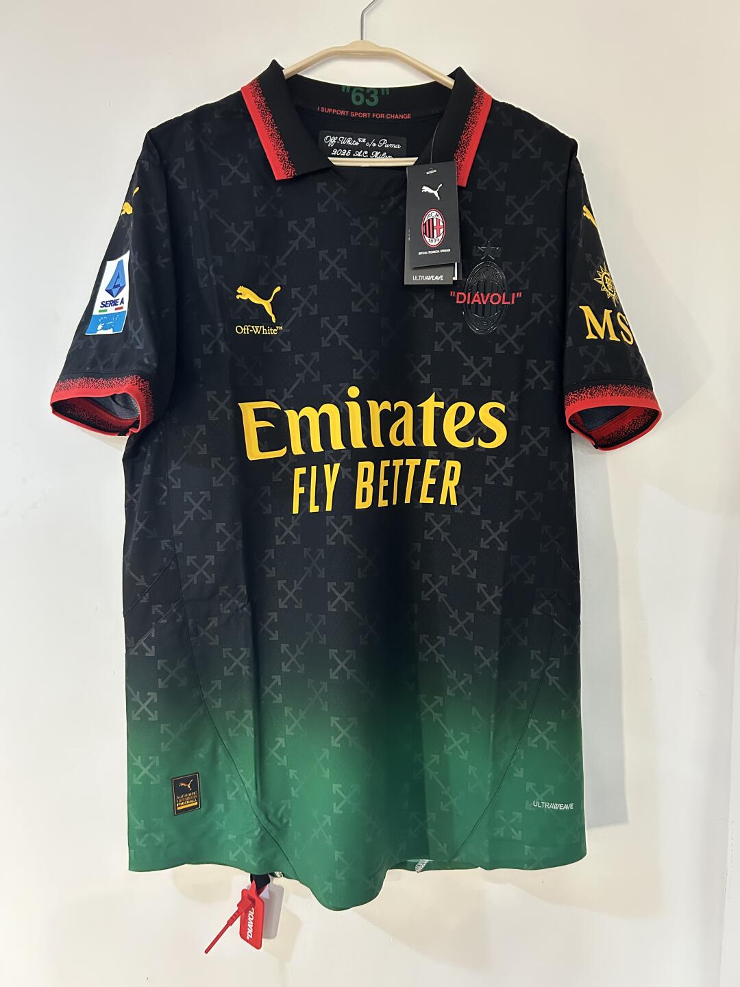 24-25 season AC Milan away jersey, Theo, Felix, Jimenez, Leo