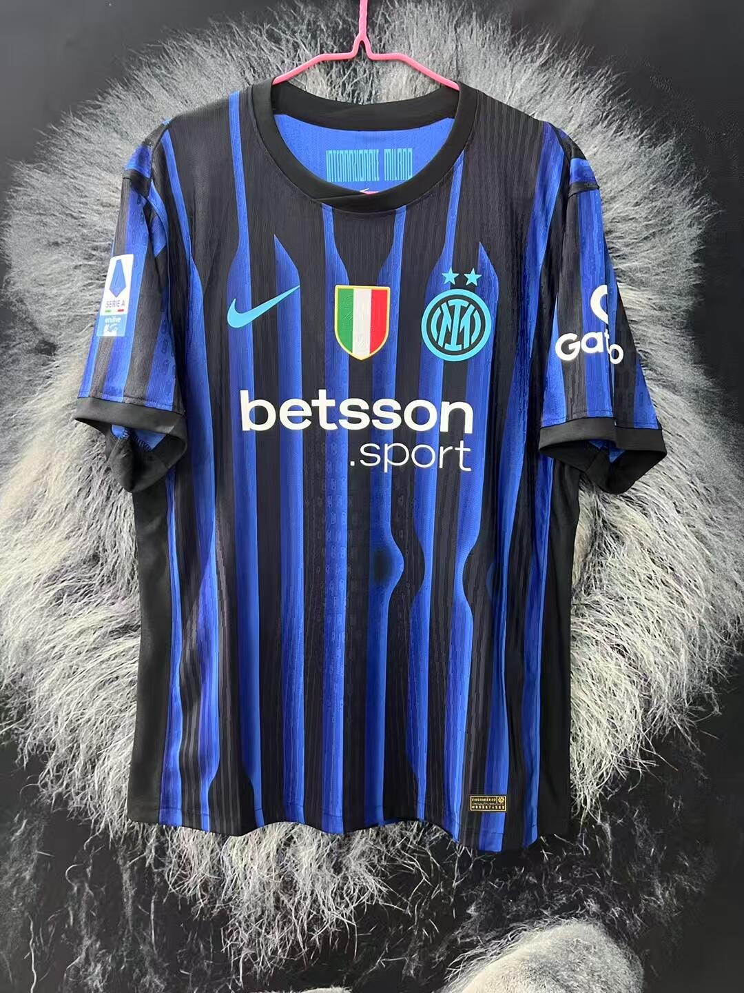 25-26 season Inter Milan home jersey Lautaro, Thuram, Barrera, Dimarco