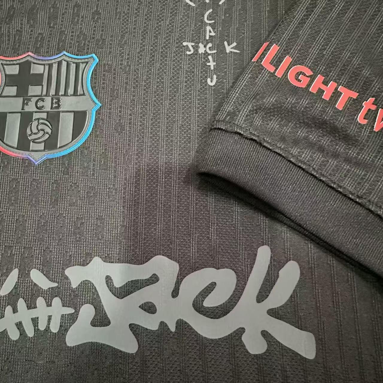 24-25 season Barcelona Travis Scott joint jersey Yamal