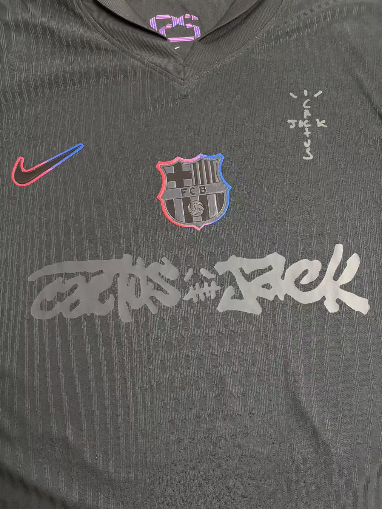 24-25 season Barcelona Travis Scott joint jersey Yamal