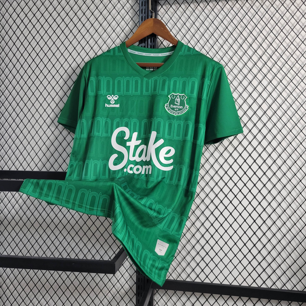 23-24 Everton Football Club Goalkeeper Home Jersey