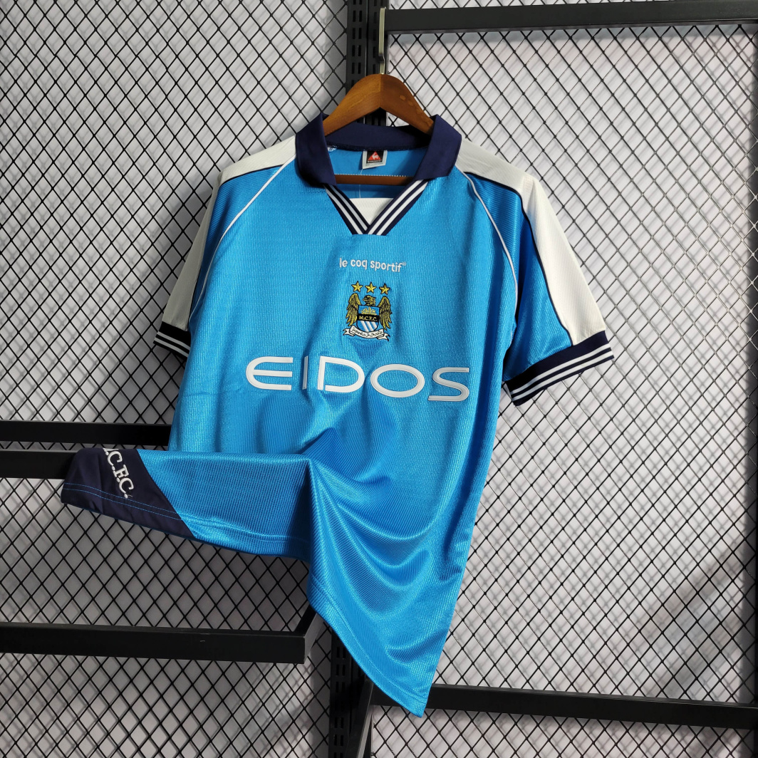 99/00 Retro Manchester City Home Shirt