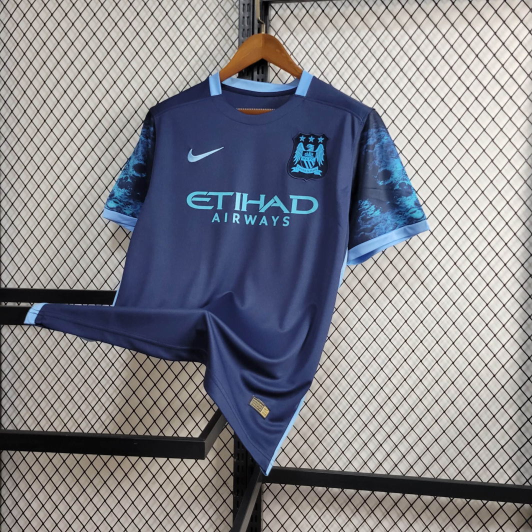 15/16 Retro Manchester City Away Jersey