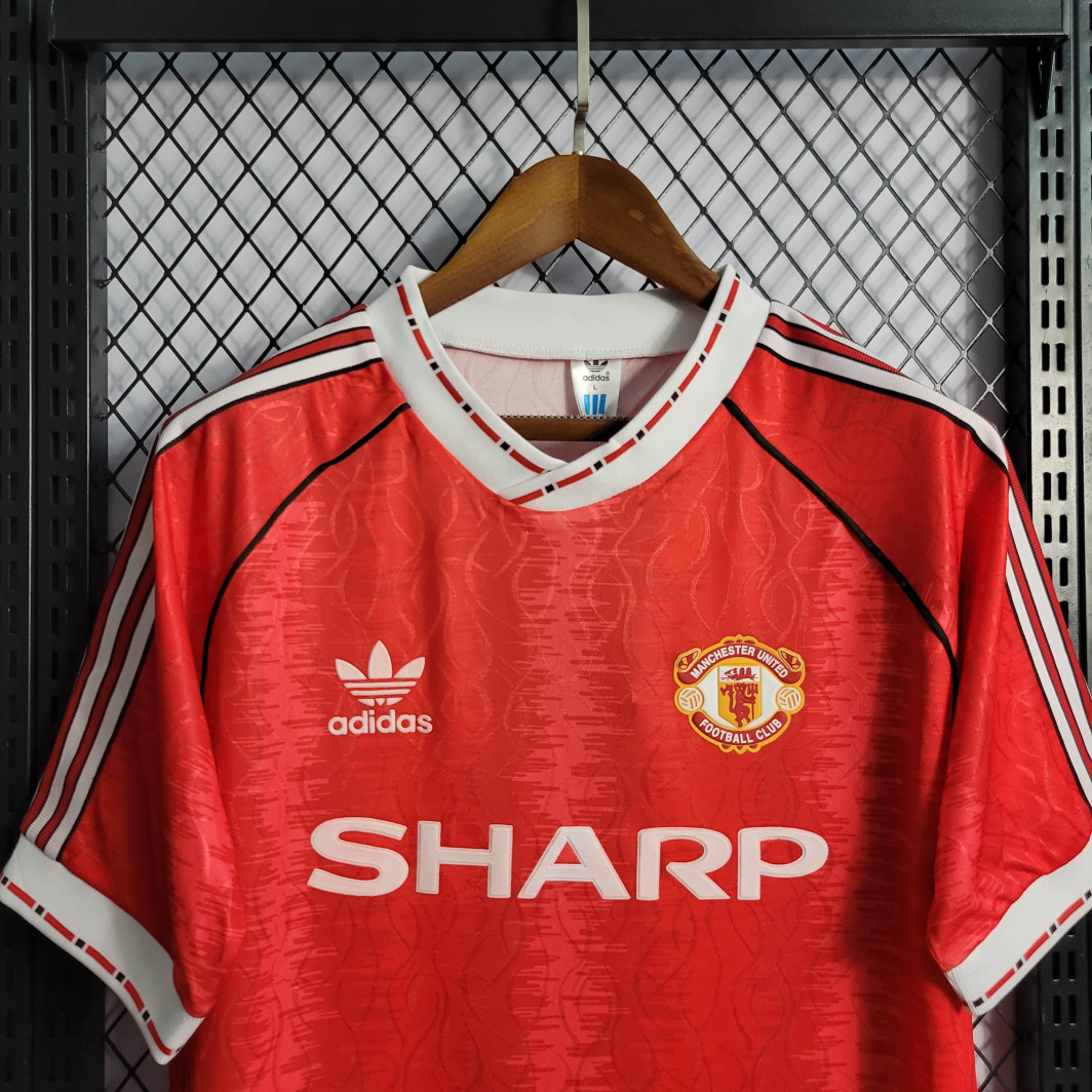 90/91 Retro Manchester United Home Shirt