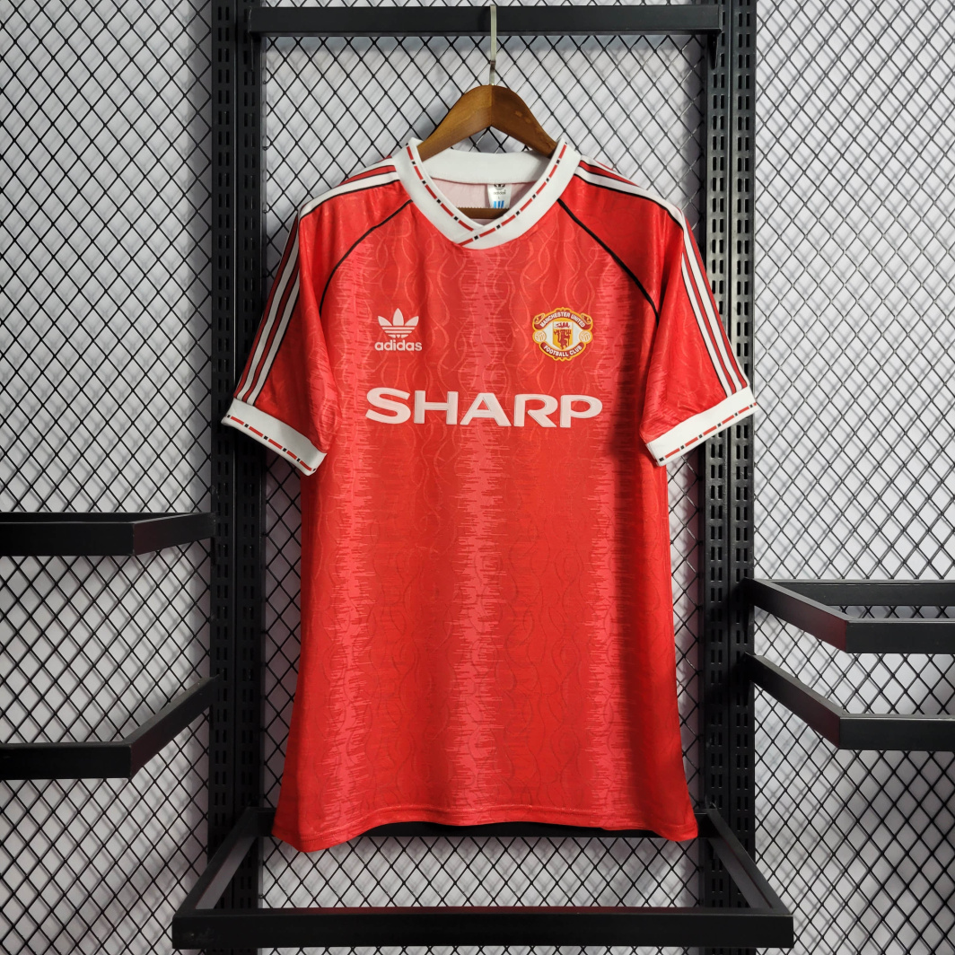 90/91 Retro Manchester United Home Shirt