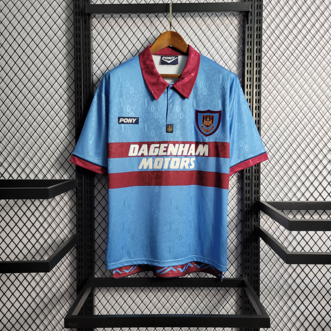 95/96 West Ham United Retro Away Shirt