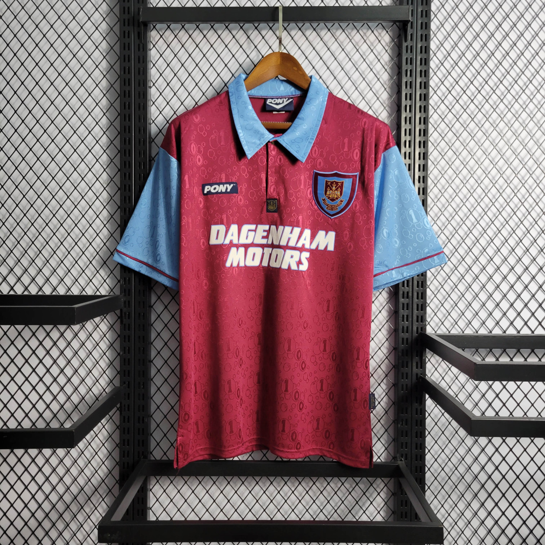 1995/96 West Ham United Retro Home Shirt