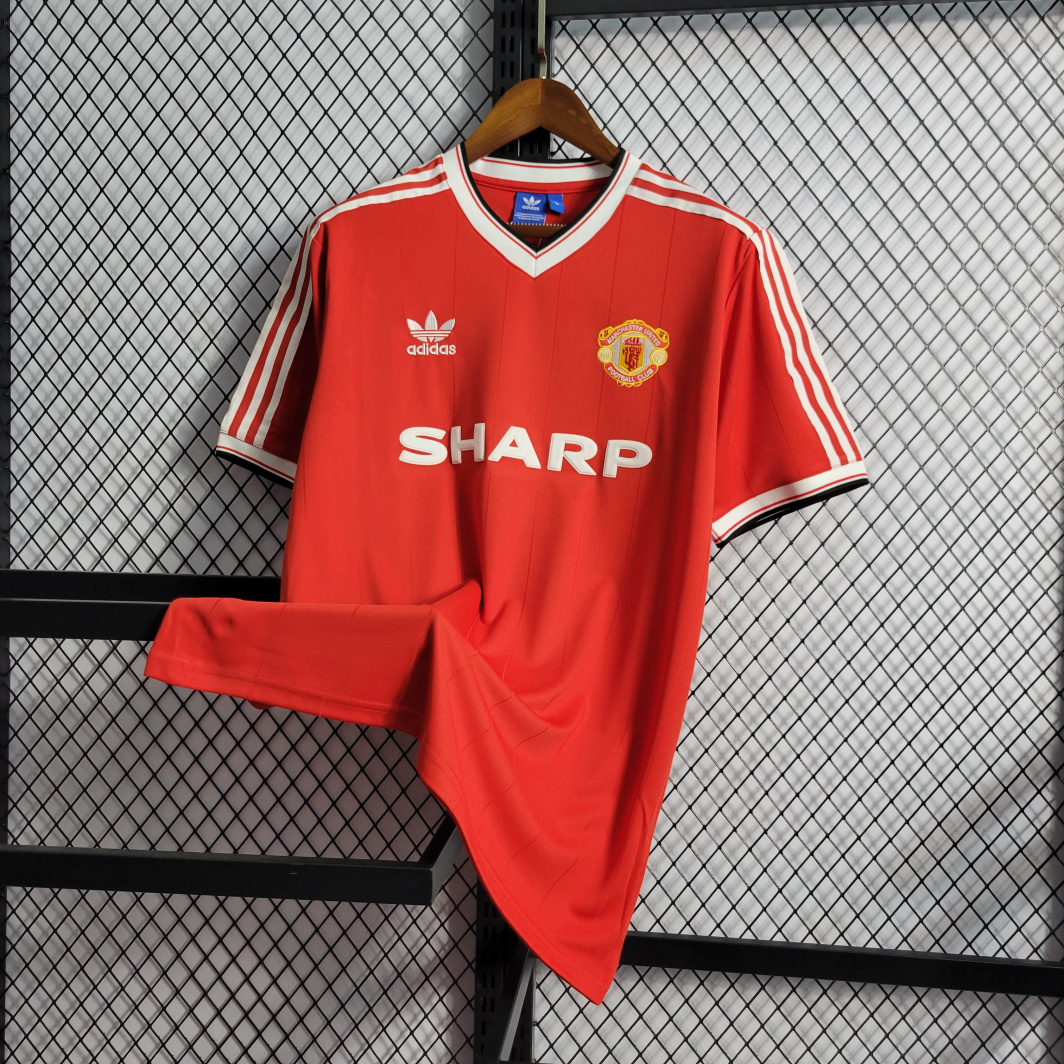 83/84 Retro Manchester United Home Shirt