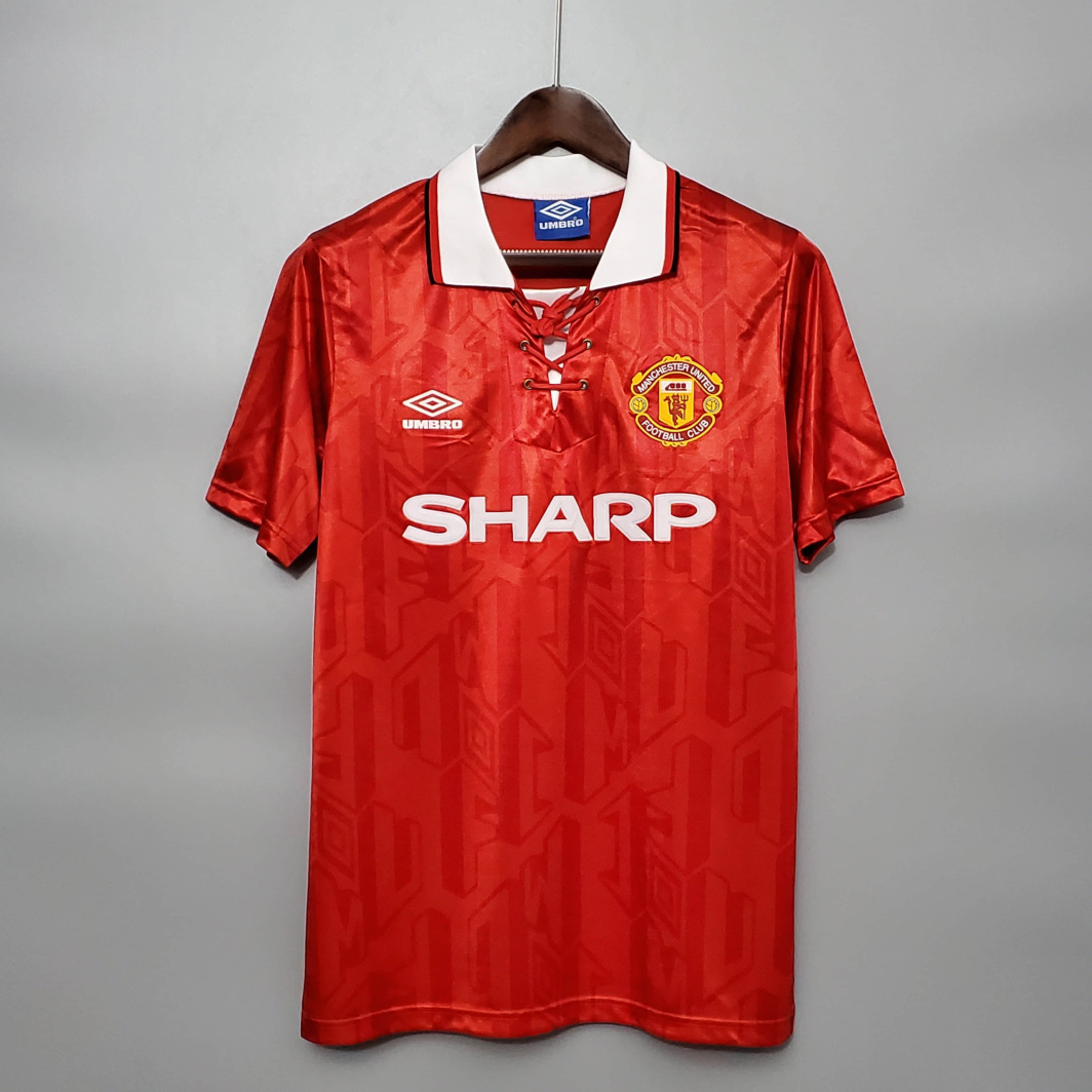92/93 Retro Manchester United Home Shirt