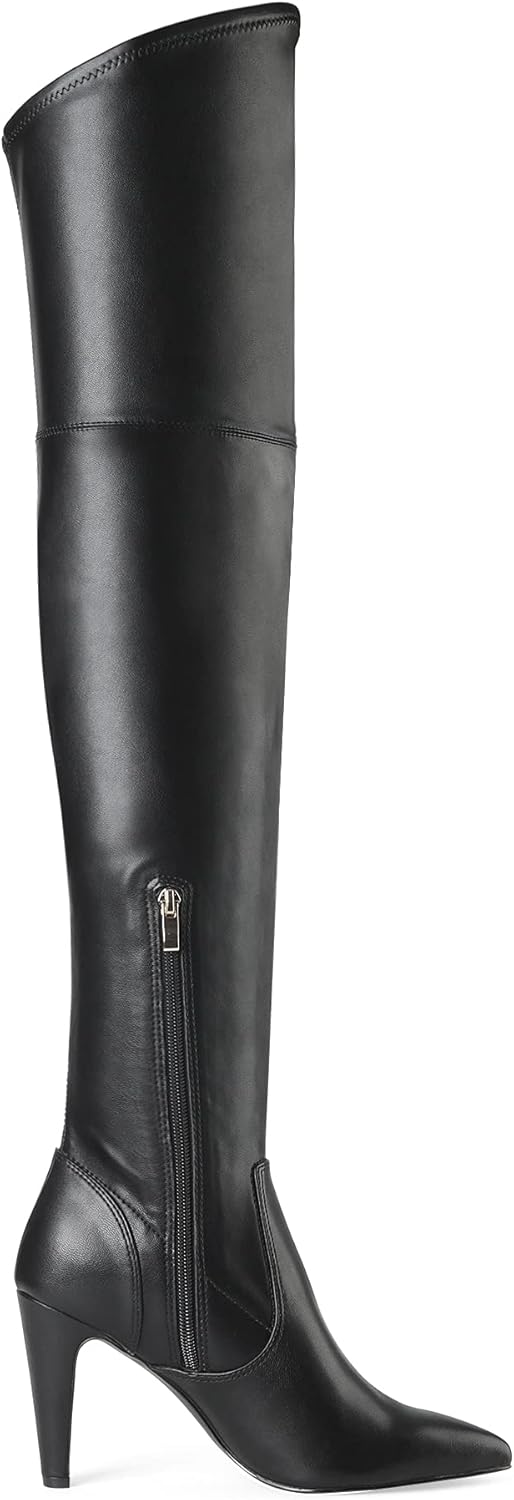 Women's Thigh High Boots Over The Knee Heels Long Sexy Pointed Toe Boots